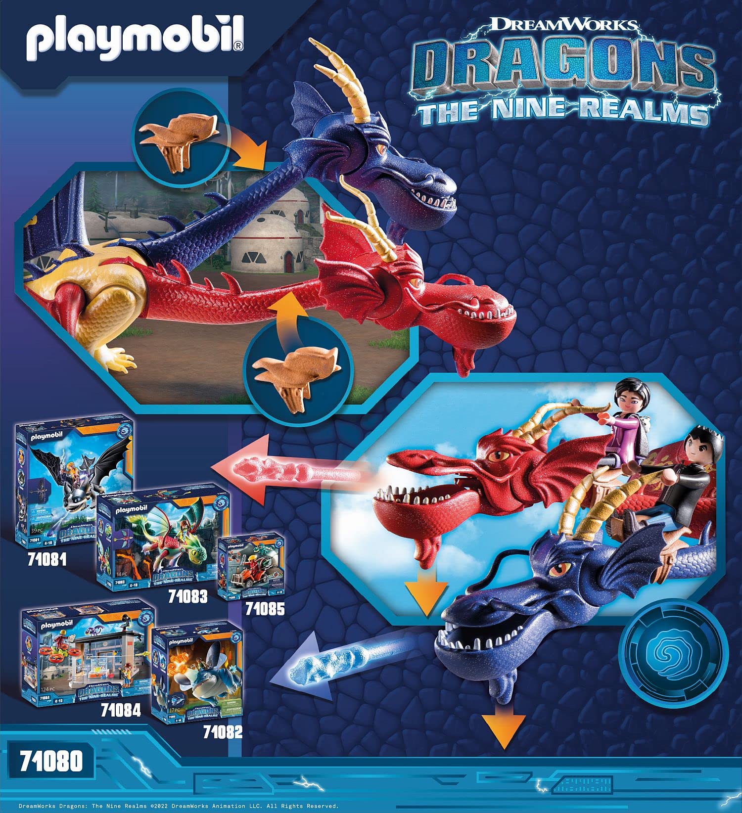 Foto 4 | Juguete Playmobil Dragons Nine Realms Wu, Wei Y Jun - Venta Internacional.