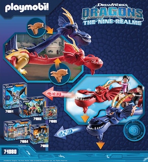 Foto 4 | Juguete Playmobil Dragons Nine Realms Wu, Wei Y Jun - Venta Internacional.