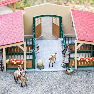Foto 5 | Establo Y Establo Para Caballos Playset Schleich Con 2 Ponis De Más De 3 Años - Venta Internacional.