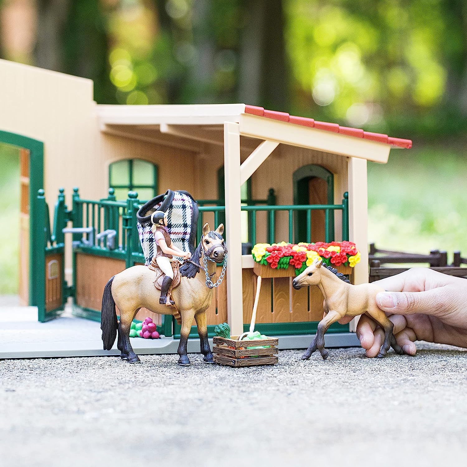 Foto 7 pulgar | Establo Y Establo Para Caballos Playset Schleich Con 2 Ponis De Más De 3 Años - Venta Internacional.