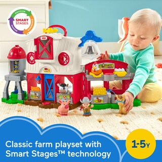 Foto 2 | Juguete Didáctico Fisher-price Little People Farm De 1 Año O Más - Venta Internacional.