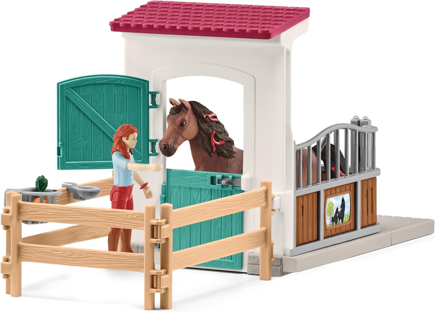 Foto 7 pulgar | Playset Schleich Horse Box Con Hannah & Cayenne Horse Club - Venta Internacional.