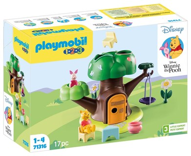 Foto 2 | Toy Playmobil 1.2.3 Y Disney Winnie's & Piglet's Tree House - Venta Internacional.