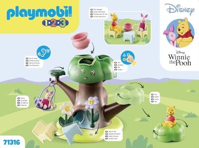 Foto 4 | Toy Playmobil 1.2.3 Y Disney Winnie's & Piglet's Tree House - Venta Internacional.
