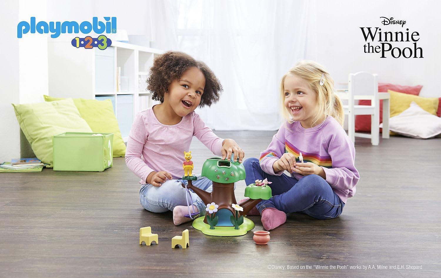 Foto 8 pulgar | Toy Playmobil 1.2.3 Y Disney Winnie's & Piglet's Tree House - Venta Internacional.