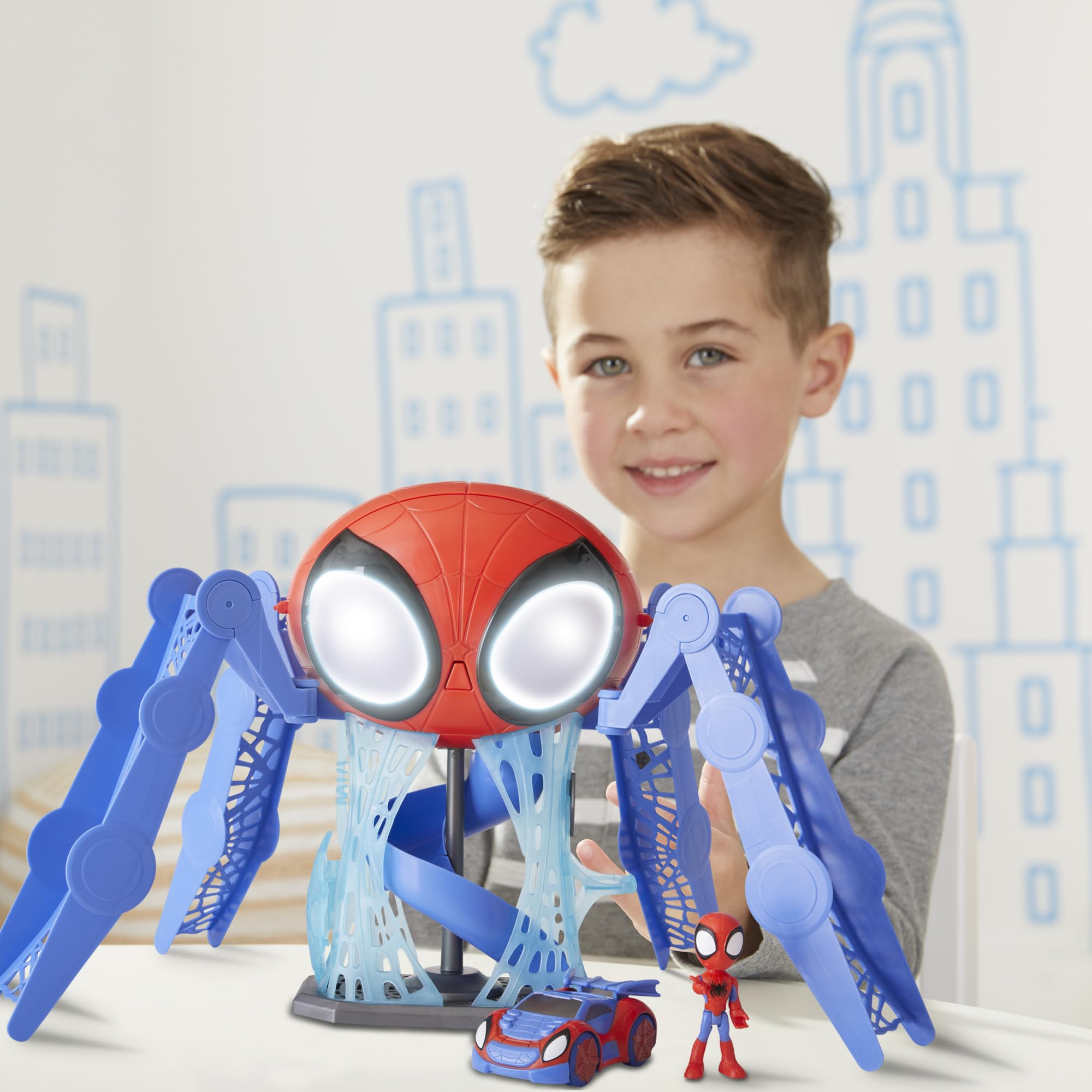Foto 4 pulgar | Set De Juego Spider-man Spidey Y Sus Increíbles Amigos Web-quarters - Venta Internacional.