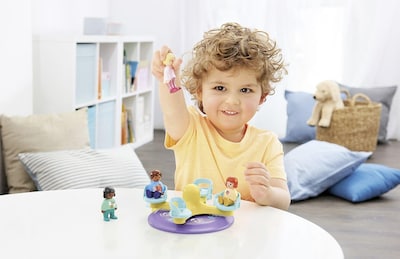 Foto 3 | Carrusel Con Números 1.2.3 De Toy Playmobil Y 4 Figuras - Venta Internacional.