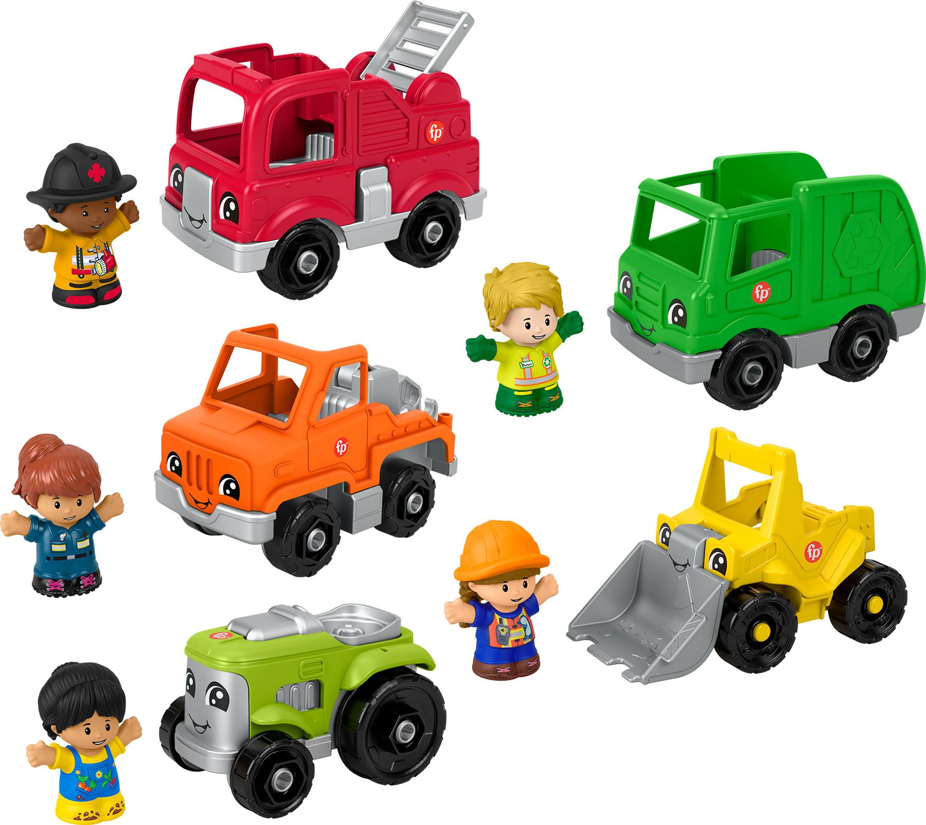 Set De Juego Fisher-price Little People Con 10 Juguetes De 1 Año O Más - Venta Internacional.