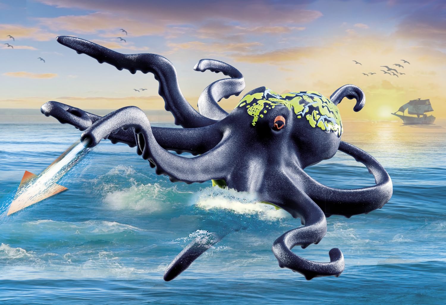 Foto 7 | Juguete Playmobil Pirates Battle Con Pulpo Gigante 71419 Para Mayores De 4 Años - Venta Internacional.