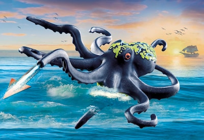 Foto 7 | Juguete Playmobil Pirates Battle Con Pulpo Gigante 71419 Para Mayores De 4 Años - Venta Internacional.