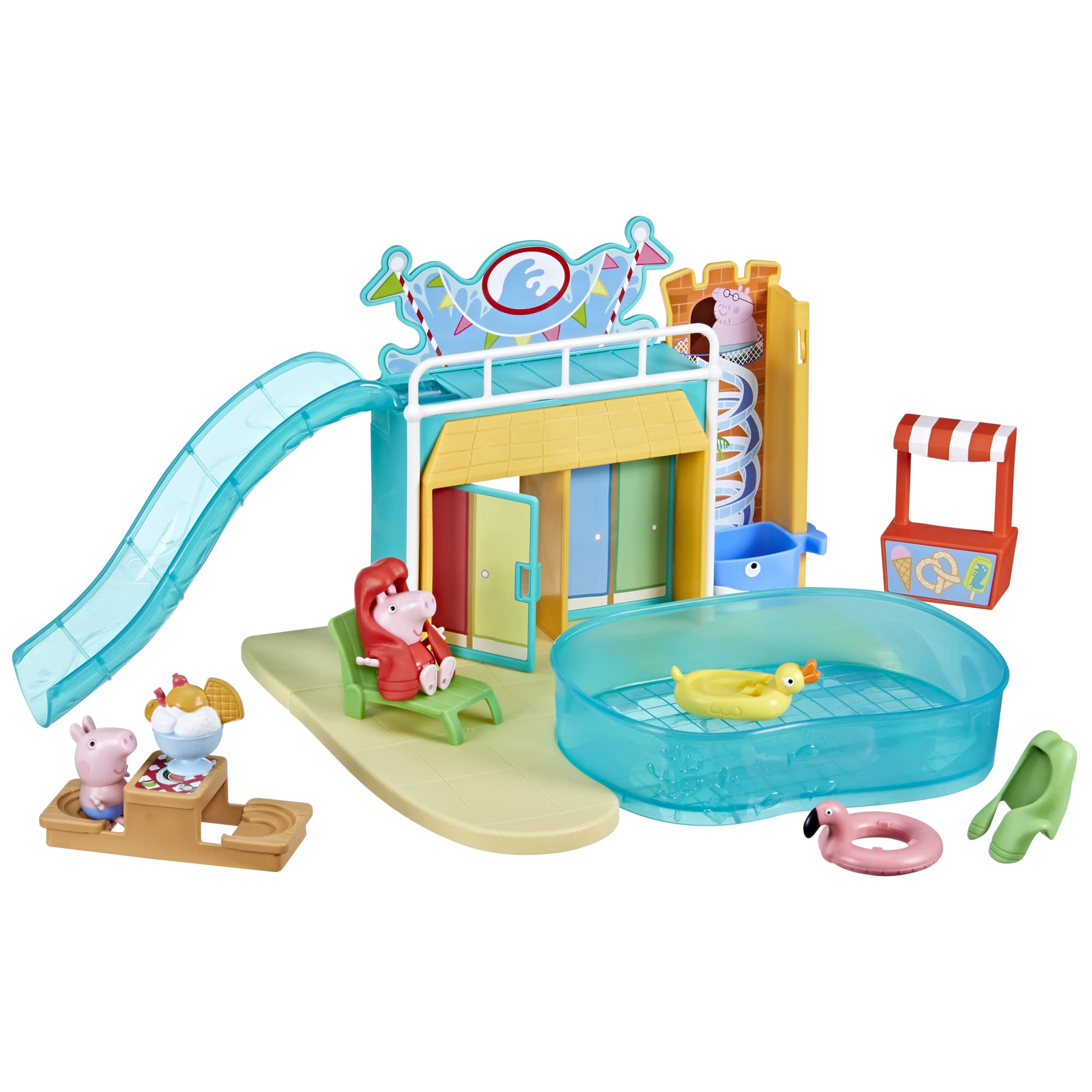 Foto 2 pulgar | Playset Peppa Pig Peppa's Waterpark Con 2 Figuras De Más De 3 Años - Venta Internacional.