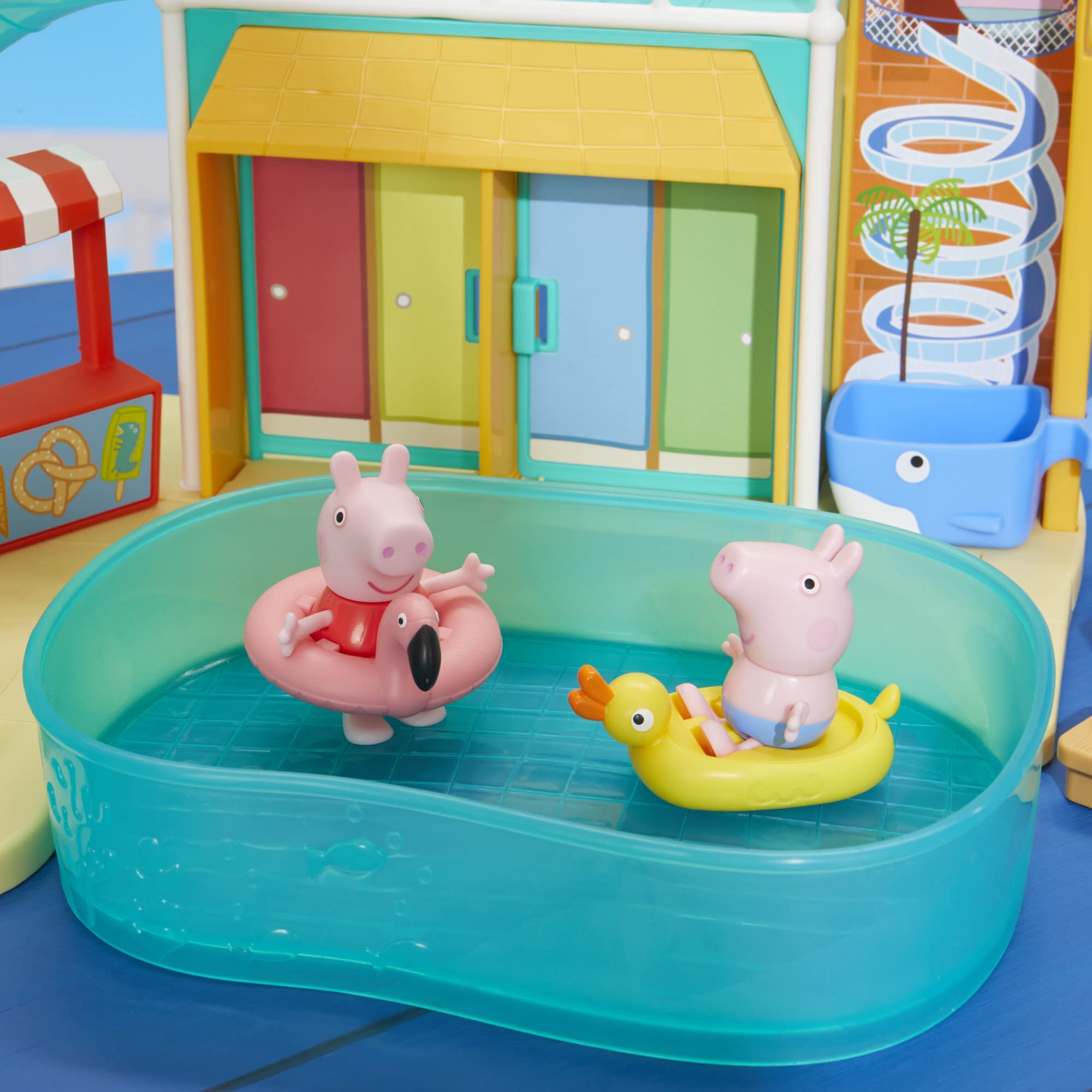 Foto 4 pulgar | Playset Peppa Pig Peppa's Waterpark Con 2 Figuras De Más De 3 Años - Venta Internacional.