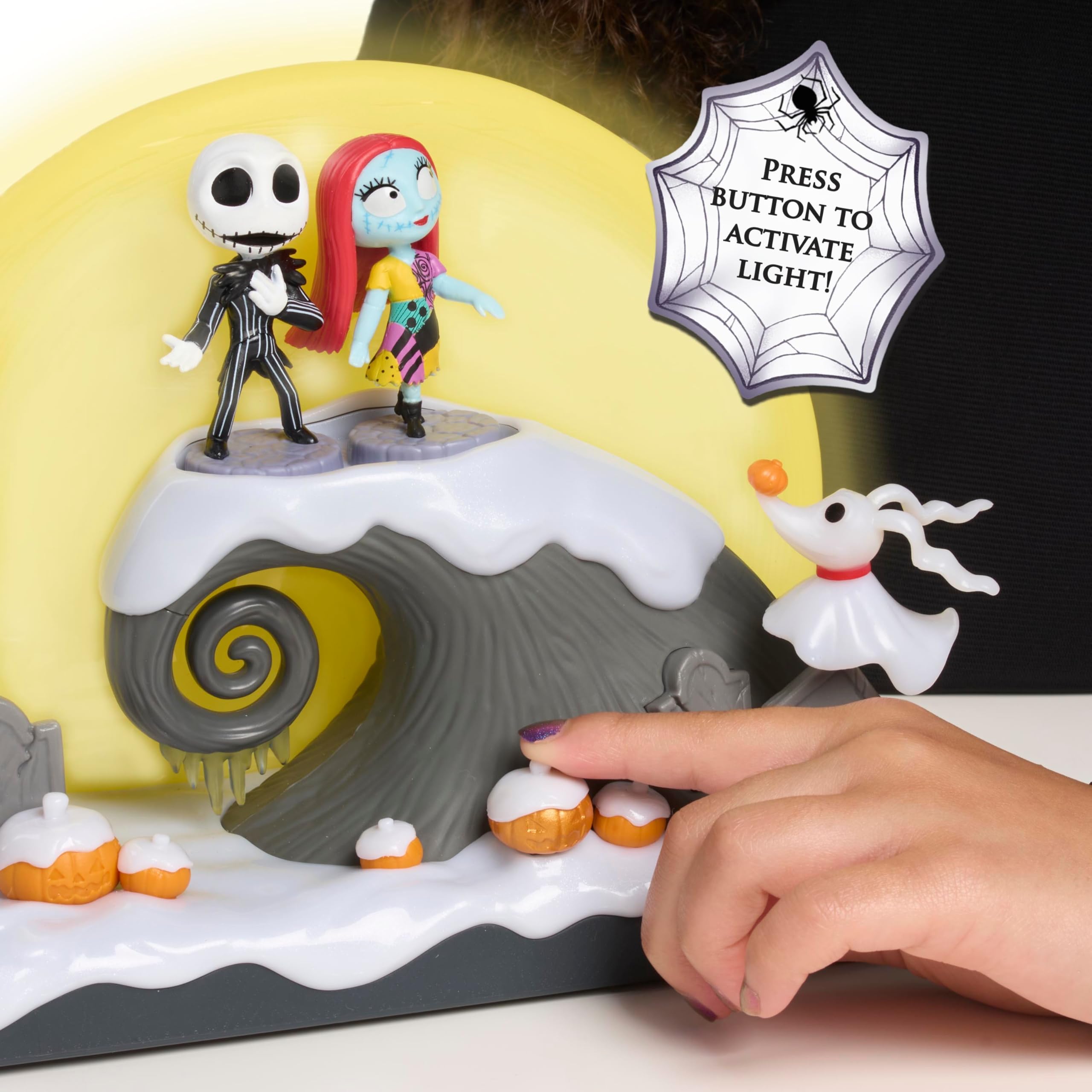 Foto 3 pulgar | Mostrar Just Play Disney La Pesadilla Anterior De Tim Burton - Venta Internacional.