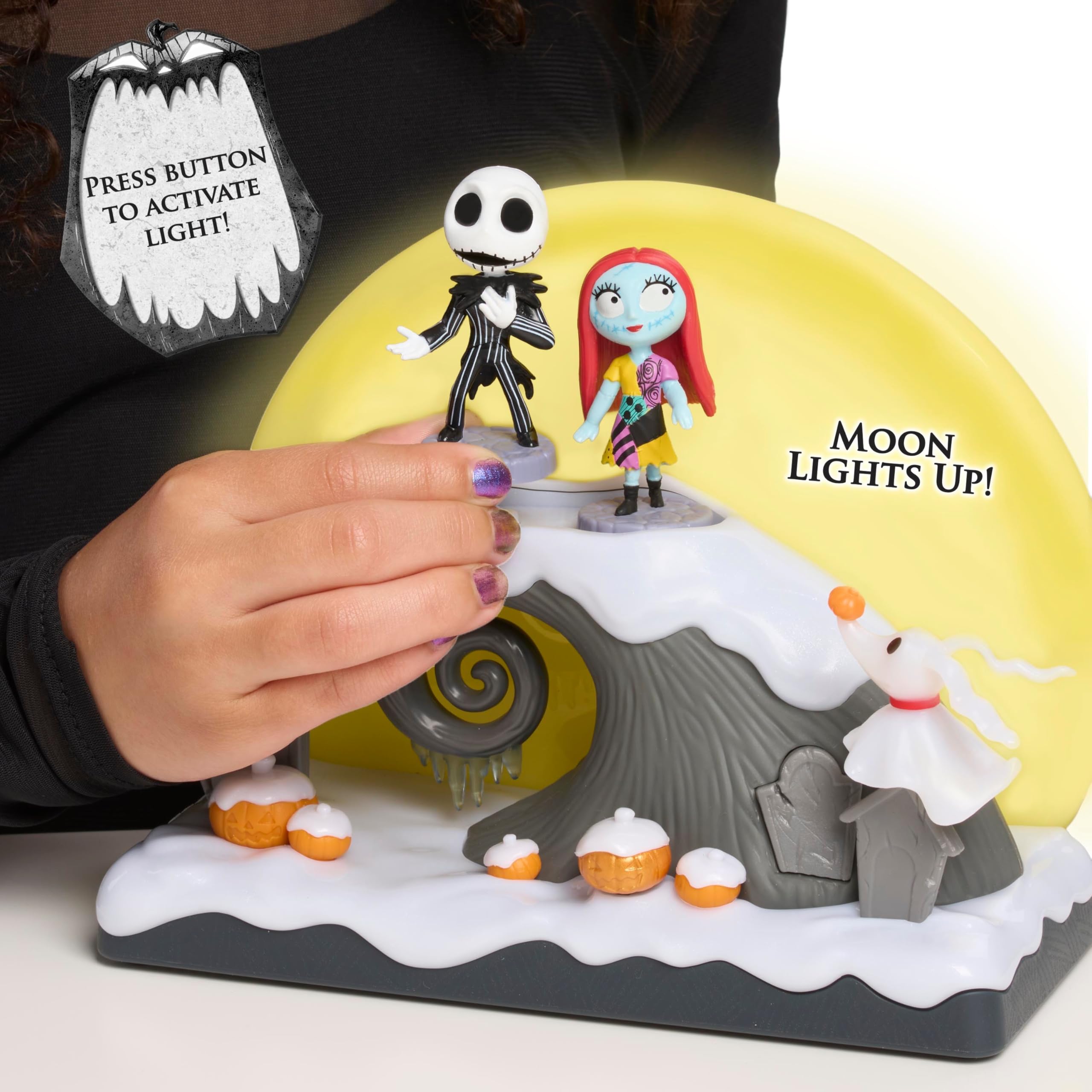 Foto 4 pulgar | Mostrar Just Play Disney La Pesadilla Anterior De Tim Burton - Venta Internacional.