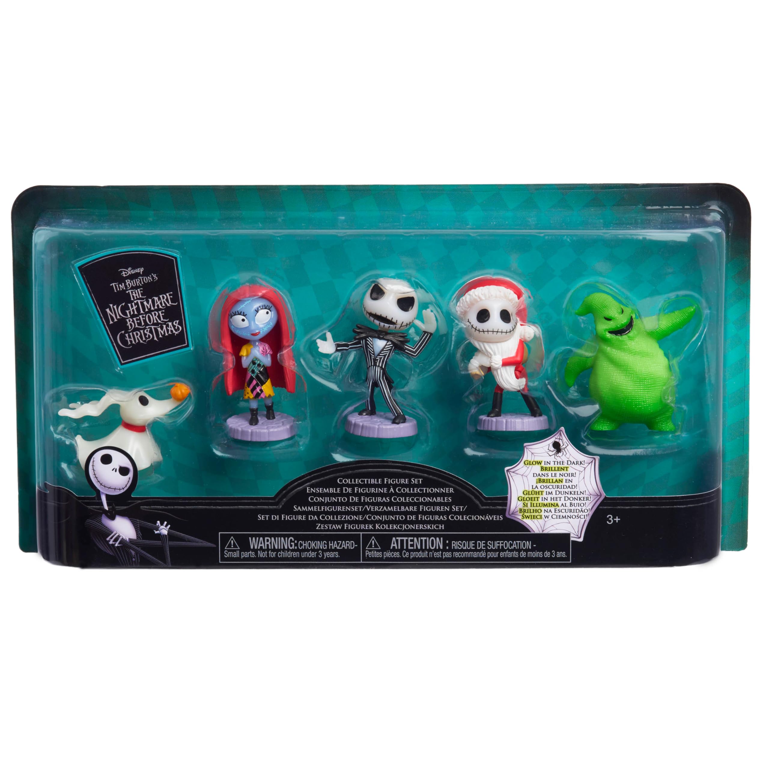 Foto 2 pulgar | Set De Figuras Coleccionables Just Play Disney Nightmare Before Christmas - Venta Internacional.