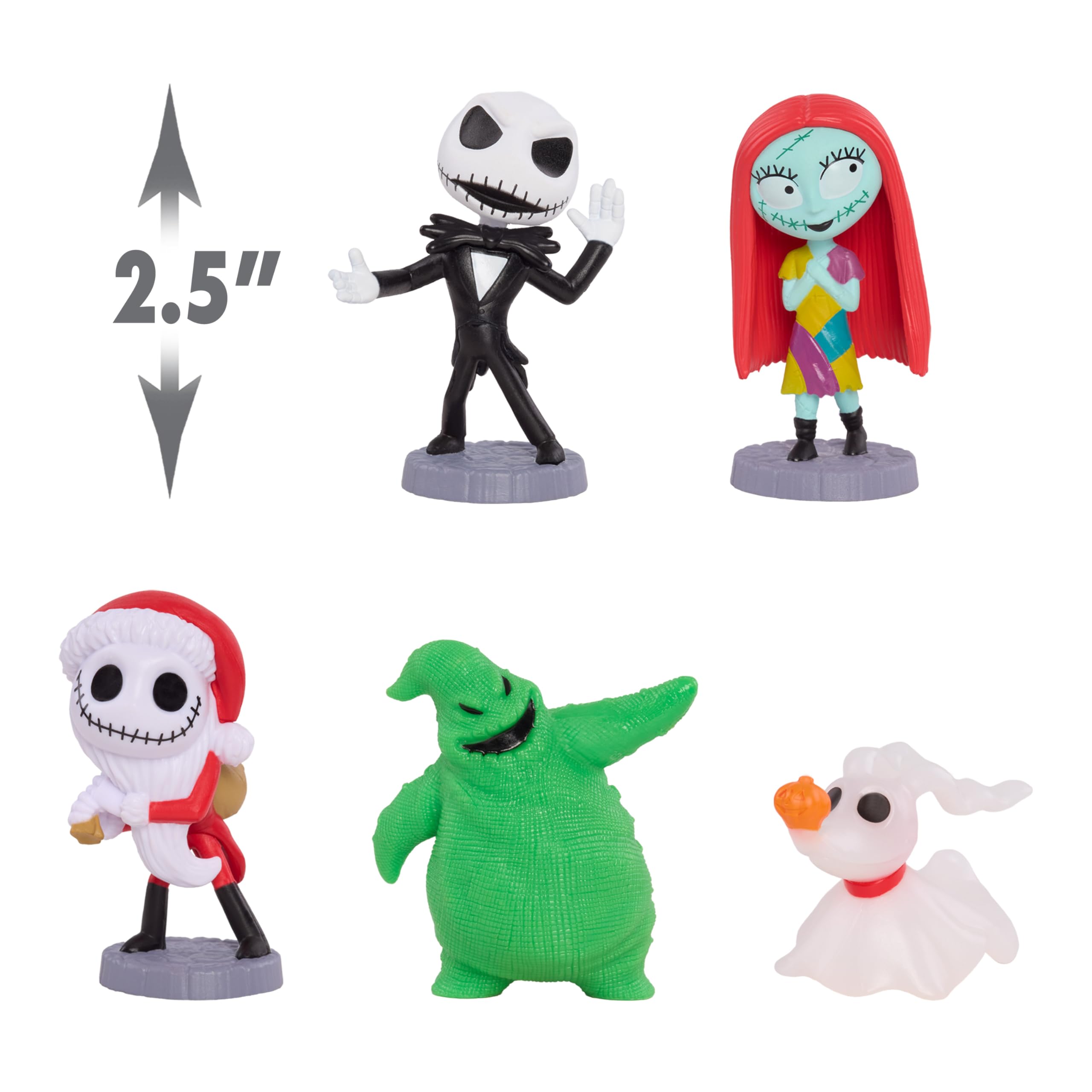 Foto 5 pulgar | Set De Figuras Coleccionables Just Play Disney Nightmare Before Christmas - Venta Internacional.
