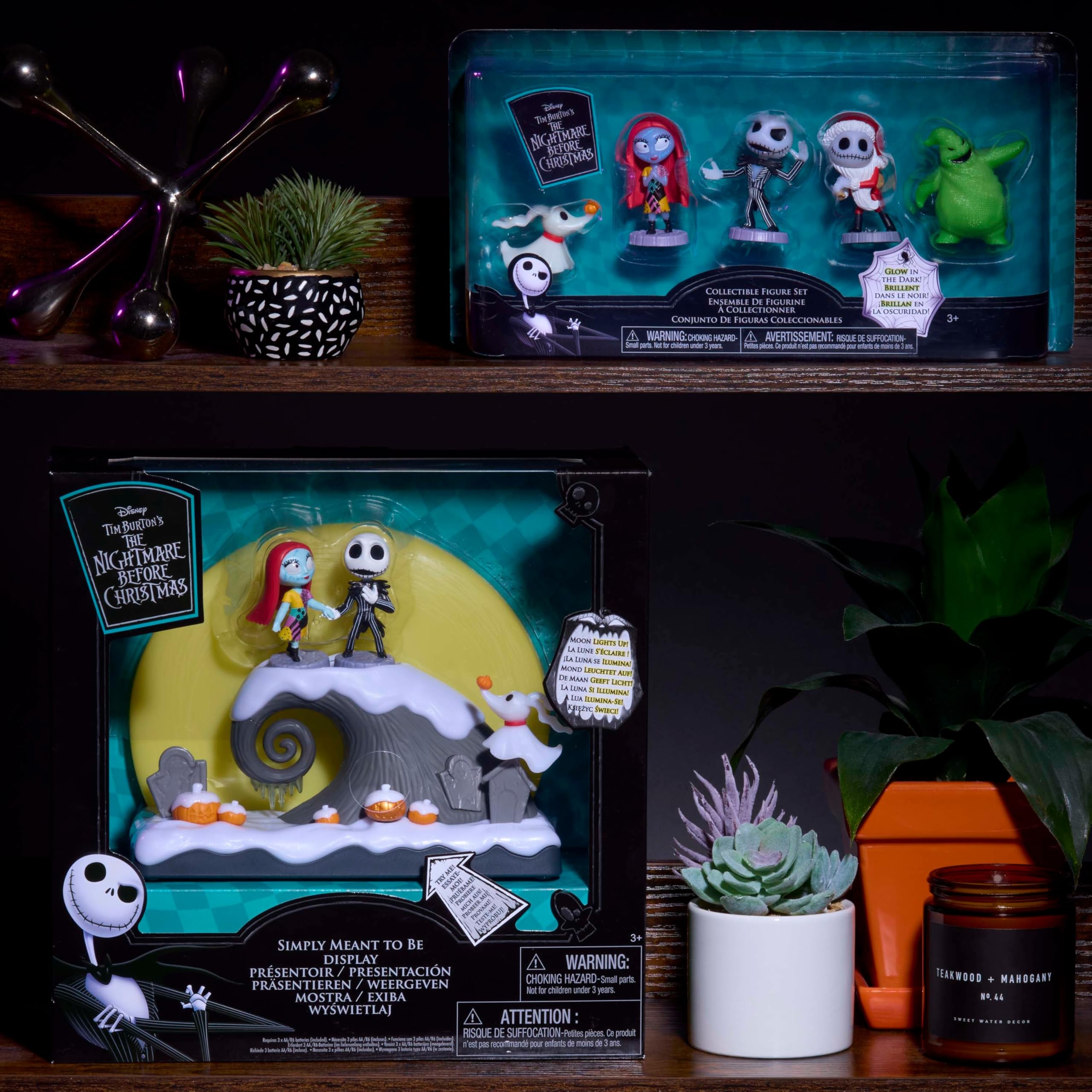 Foto 7 pulgar | Set De Figuras Coleccionables Just Play Disney Nightmare Before Christmas - Venta Internacional.