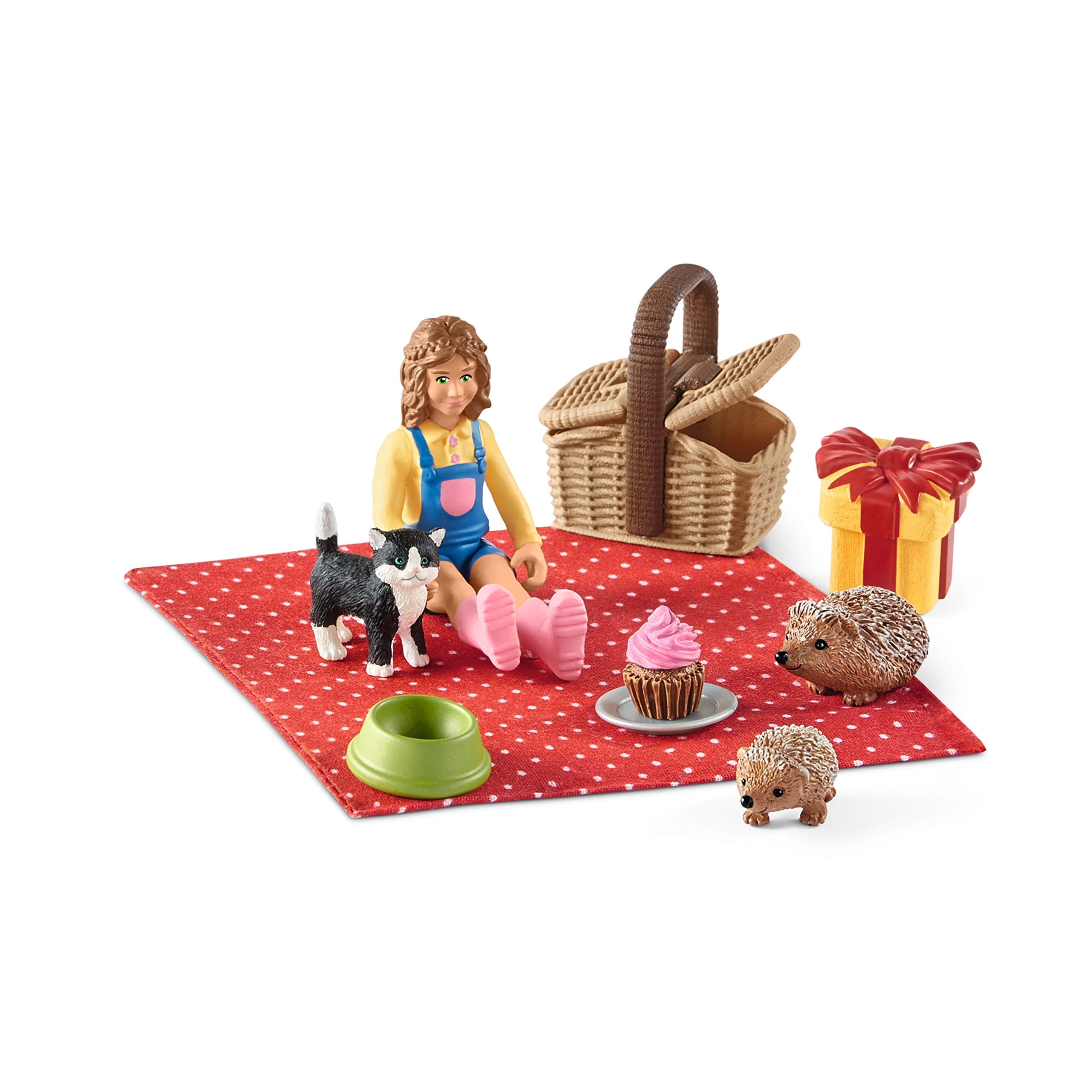 Foto 2 pulgar | Juego De Juguetes Schleich Farm World Farm Animal Birthday Picnic, 10 Unidades - Venta Internacional.