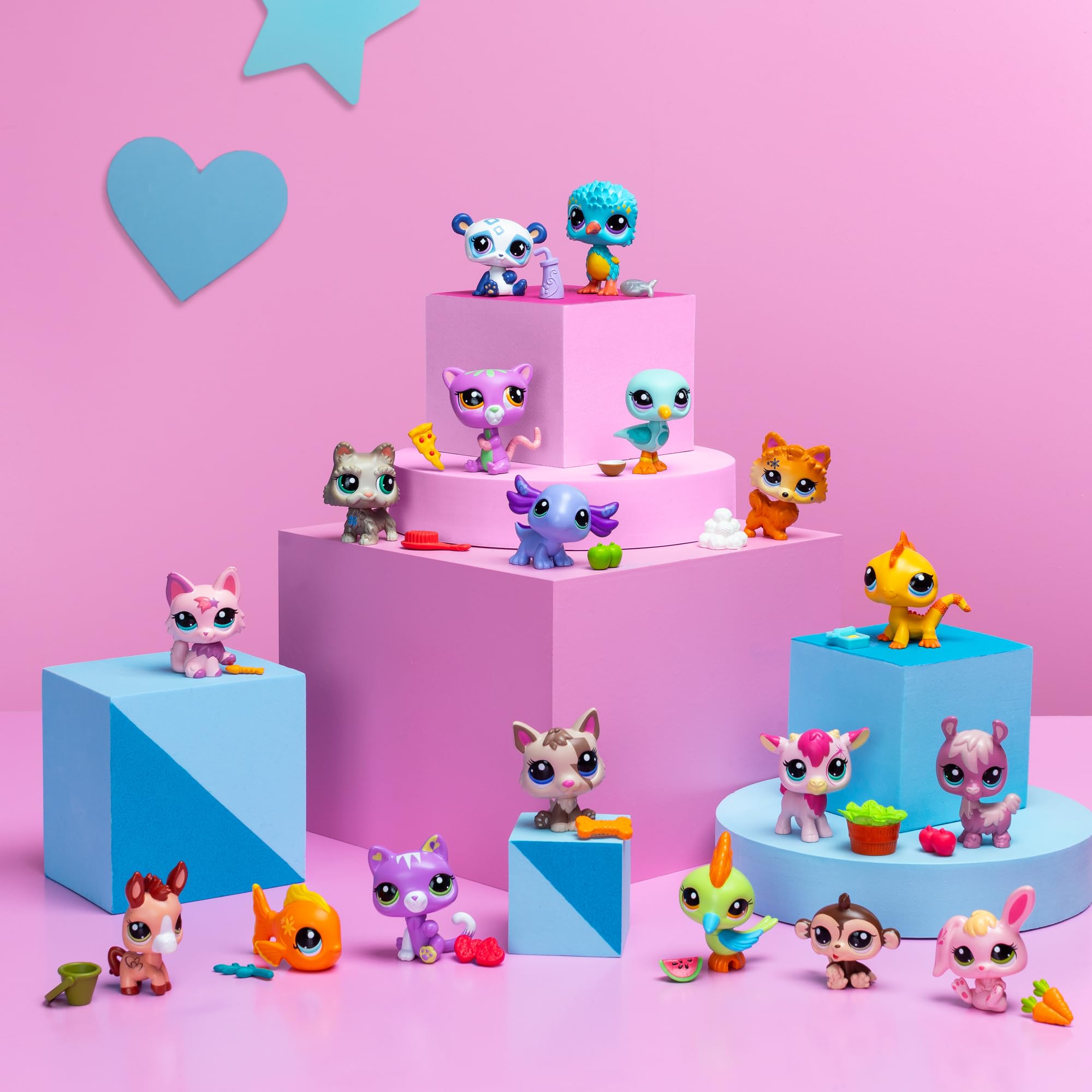 Foto 3 | Expositor Sorpresa Para Mascotas Toy Littlest Pet Shop Con 18 Mascotas Lps Gen 7 - Venta Internacional.