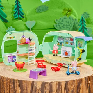 Foto 4 | Playset Peppa Pig Caravan Con 3 Figuras Y 6 Accesorios Para Más De 3 Años - Venta Internacional.