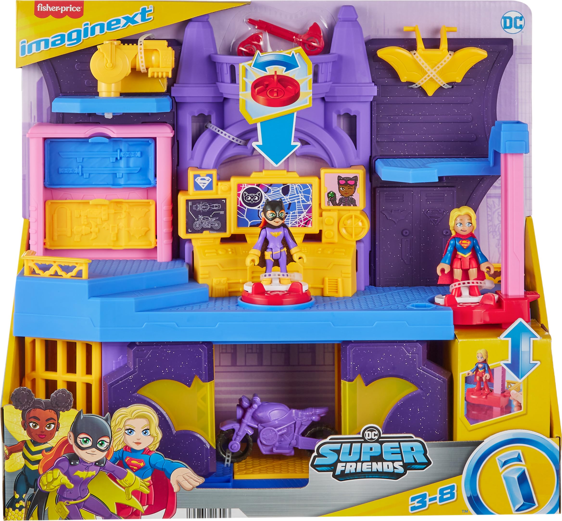 Foto 7 pulgar | Set De Juego Fisher-price Imaginext Dc Super Friends Batgirl 3+y - Venta Internacional.