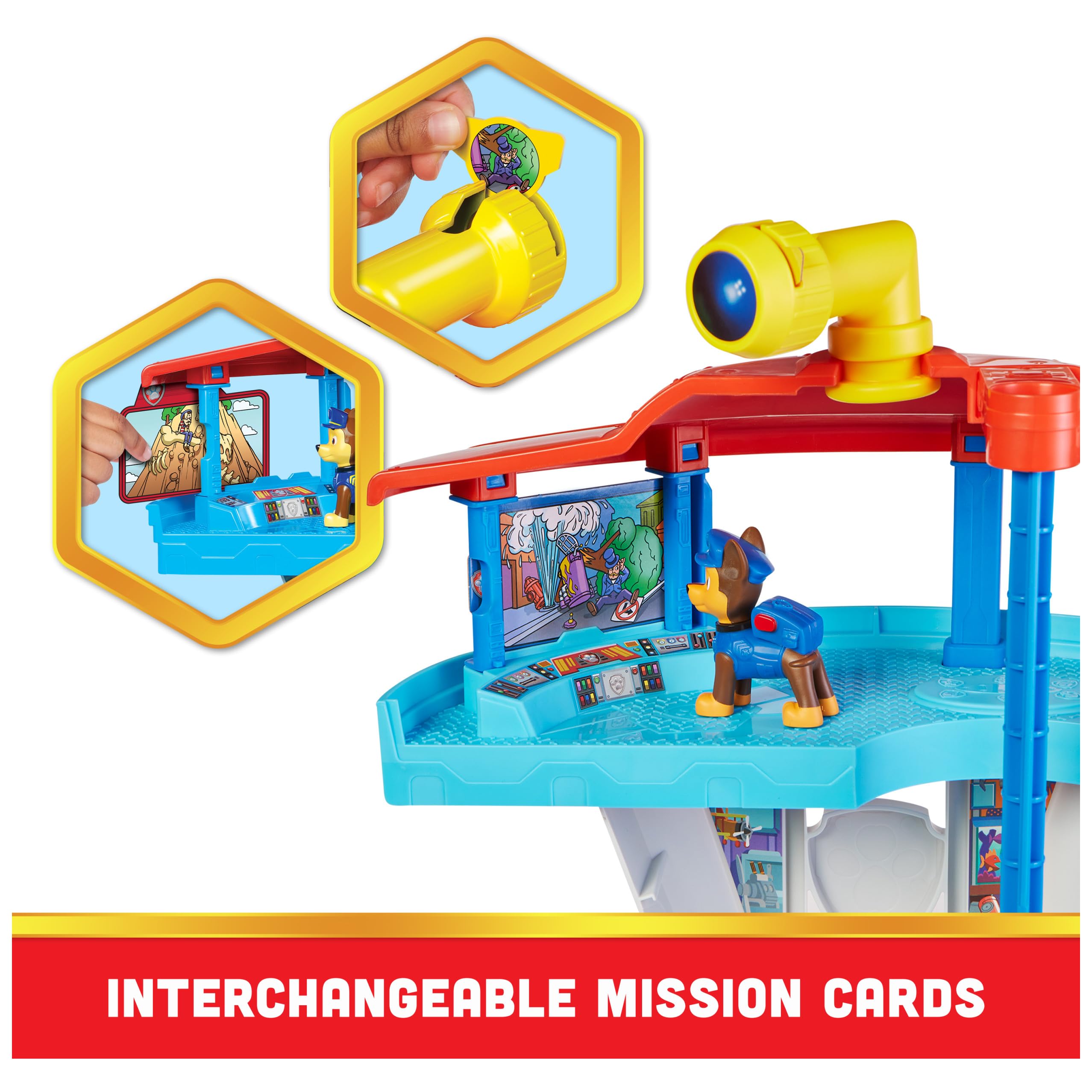 Foto 6 pulgar | Playset Paw Patrol Lookout Tower Con Lanzador De Coches De Juguete Y 2 Chase - Venta Internacional.