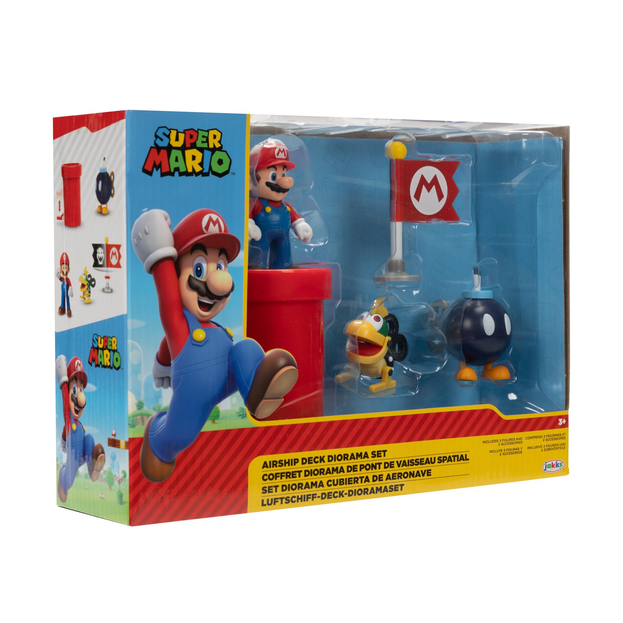 Foto 6 pulgar | Action Figures Playset Super Mario 2.5 Bowser's Airship Deck - Venta Internacional.