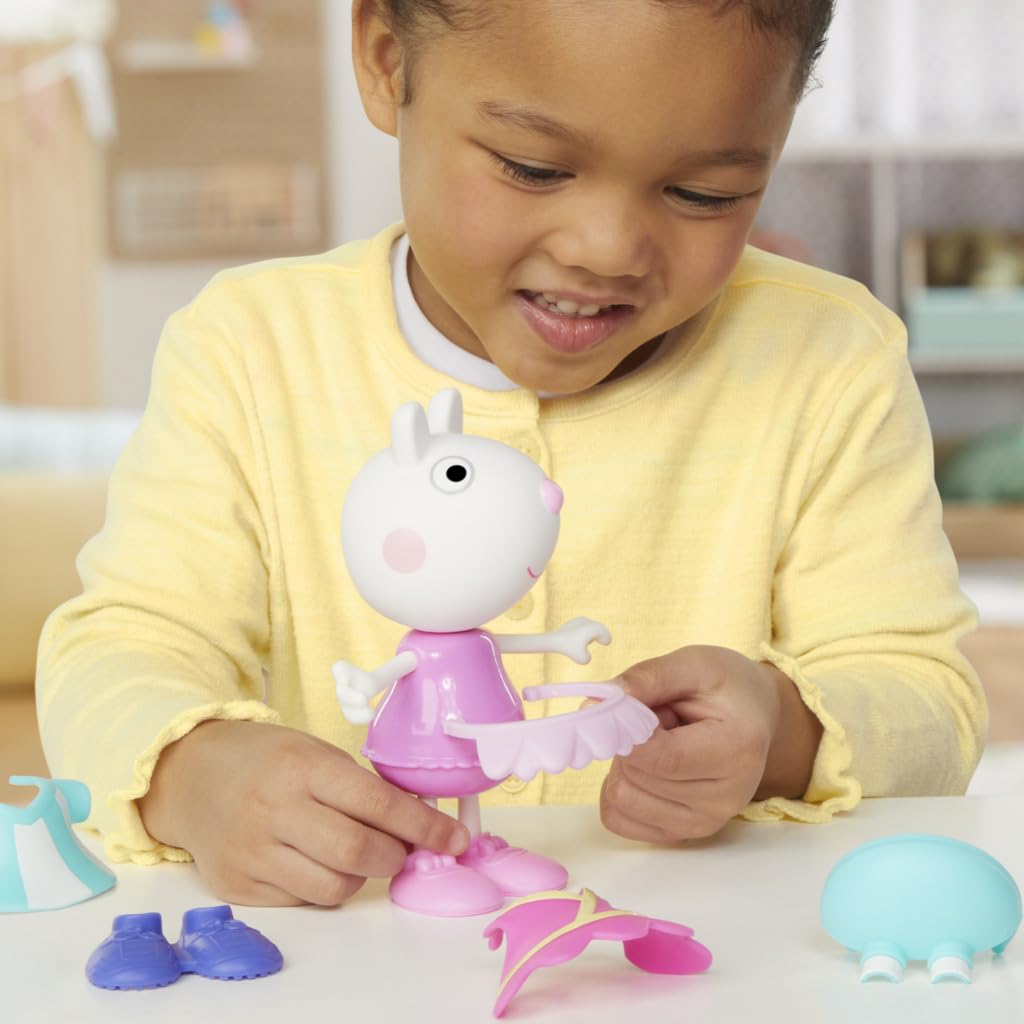 Foto 5 pulgar | Figura Peppa Pig Suzy Sheep-up Con 6 Accesorios De Moda De 15 Cm - Venta Internacional.