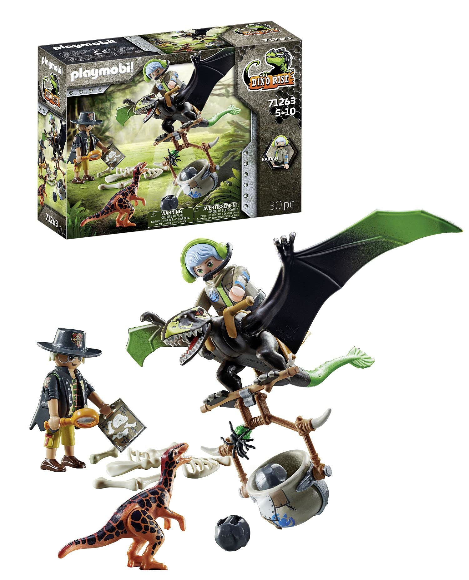 Foto 2 pulgar | Juguete Playmobil Dimorphodon Con Kaidan Con Brazos Y Alas Móviles - Venta Internacional.