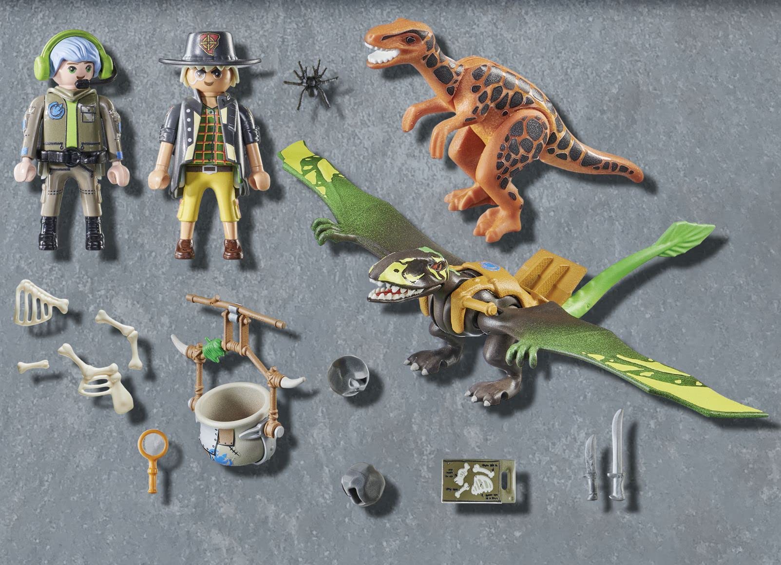 Foto 3 pulgar | Juguete Playmobil Dimorphodon Con Kaidan Con Brazos Y Alas Móviles - Venta Internacional.