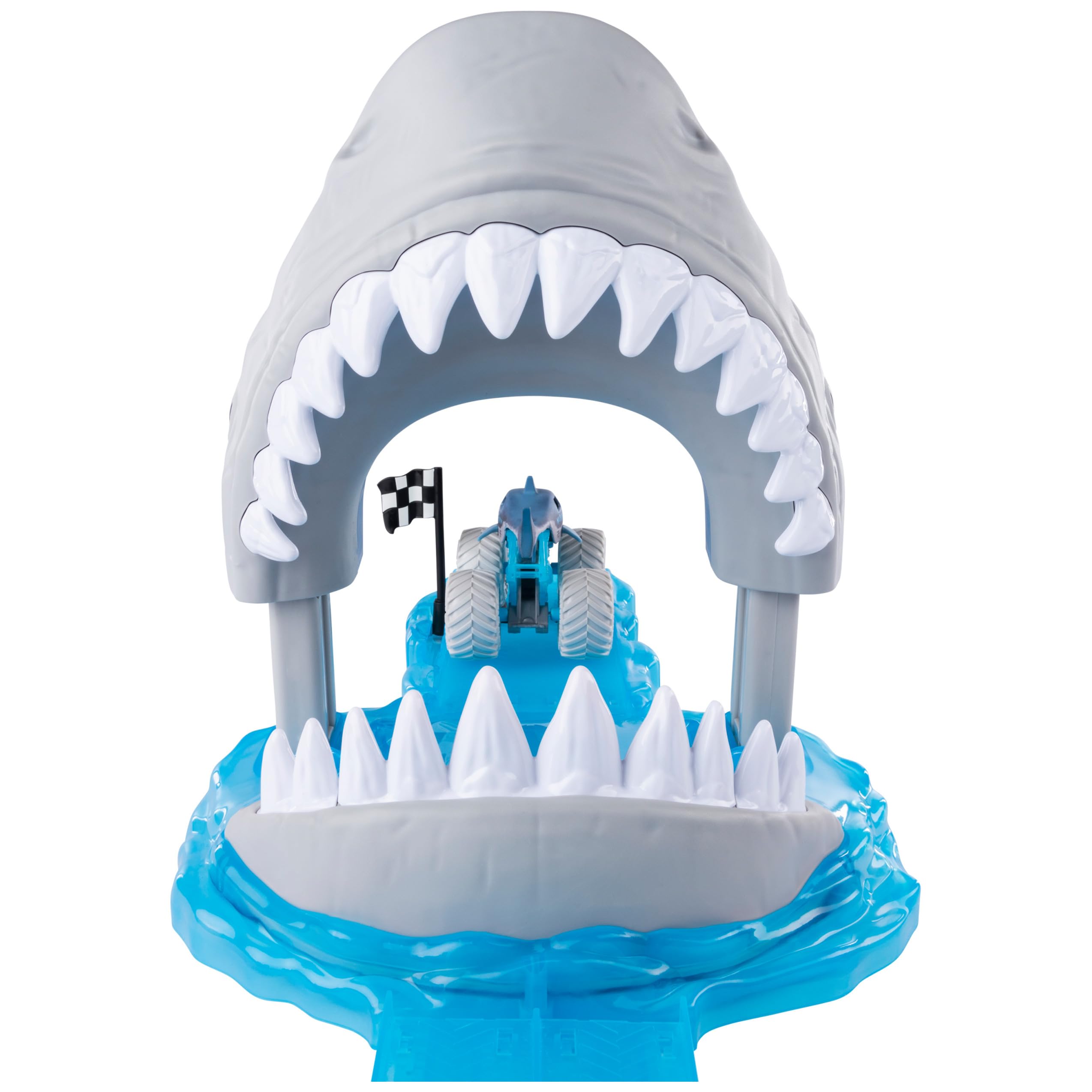 Foto 3 | Playset Oficial De Monster Jam Megalodon Mayhem Con Camión 1:64 - Venta Internacional.