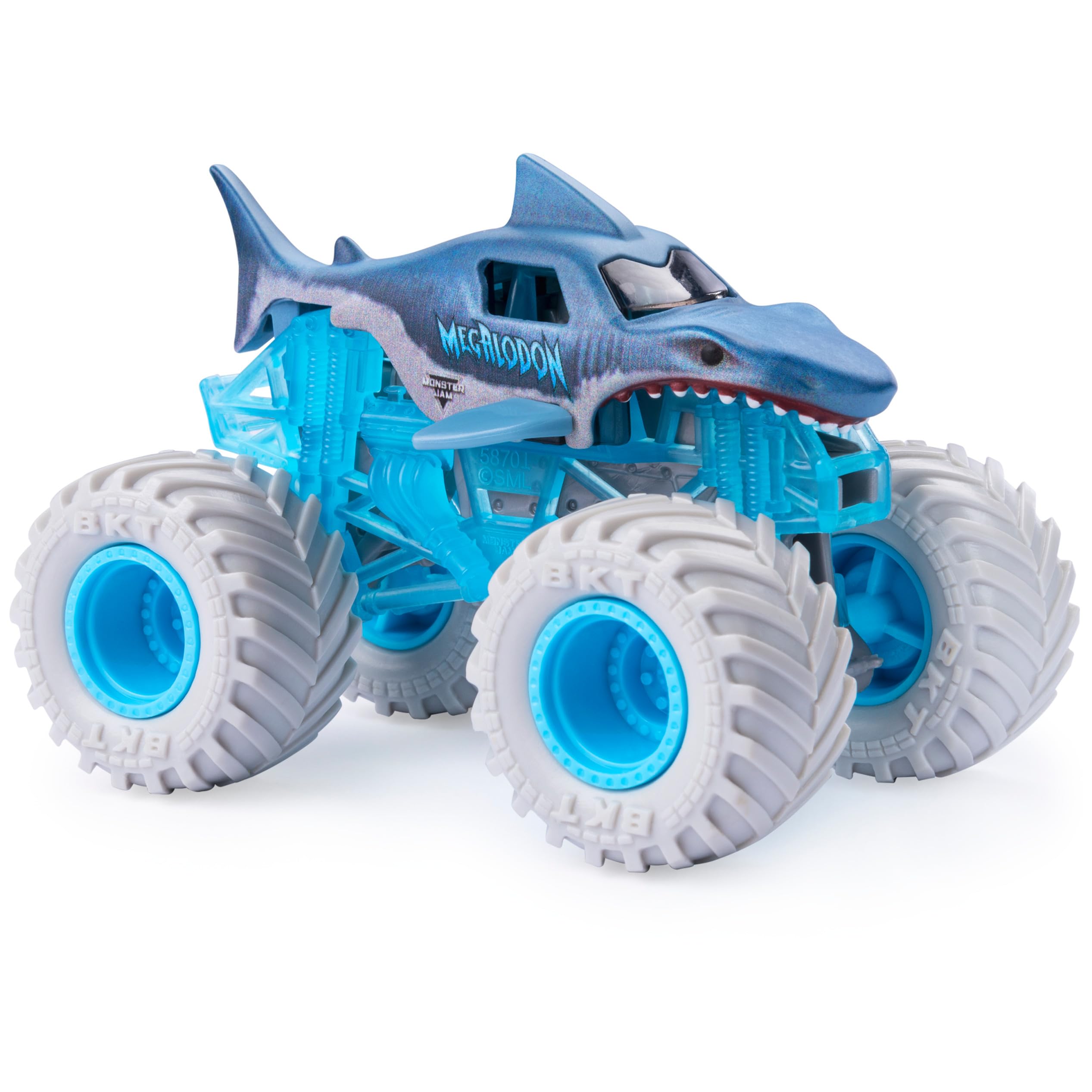 Foto 6 | Playset Oficial De Monster Jam Megalodon Mayhem Con Camión 1:64 - Venta Internacional.