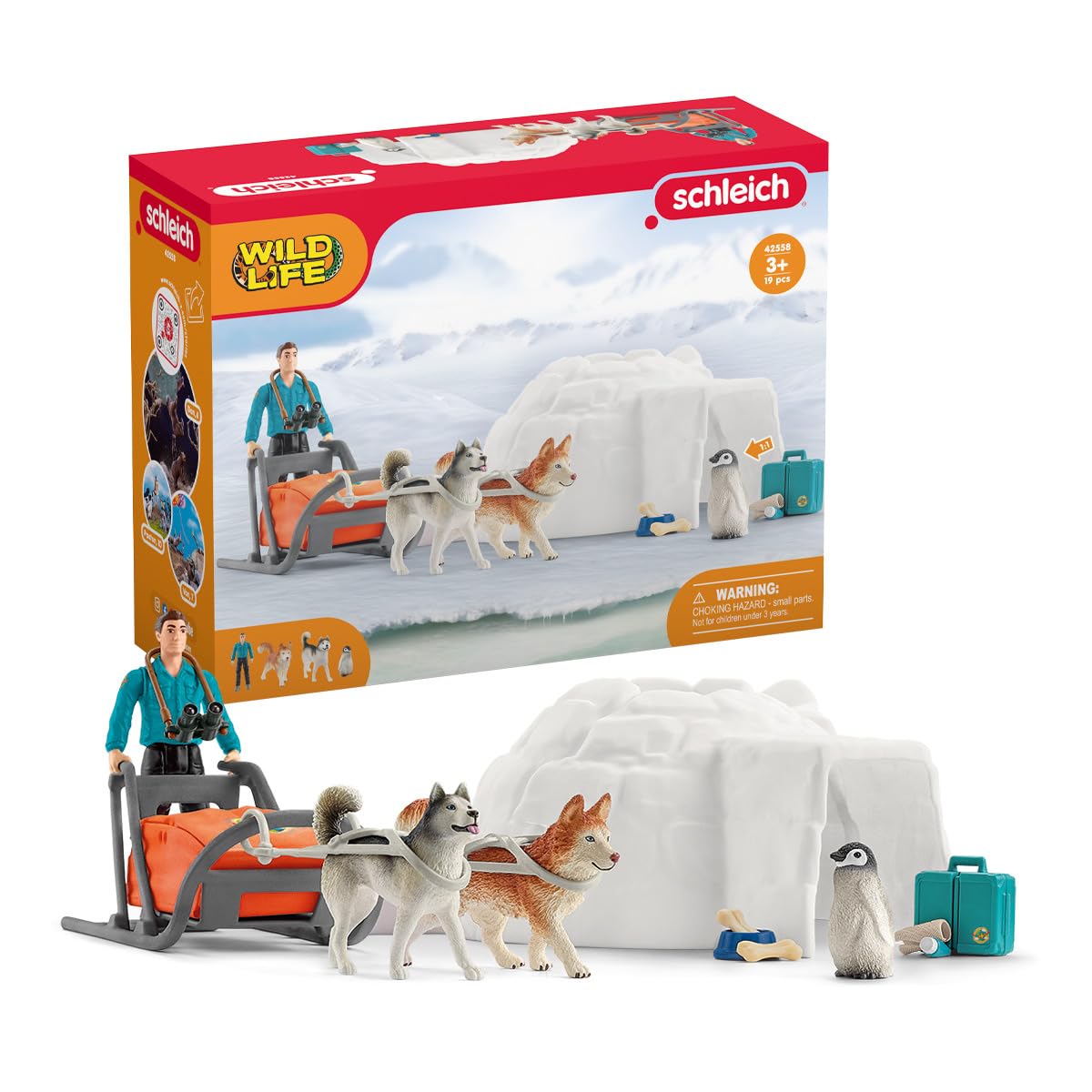 Foto 2 pulgar | Set De Juego Schleich Wild Life Antarctic Expedition Con Animales - Venta Internacional.