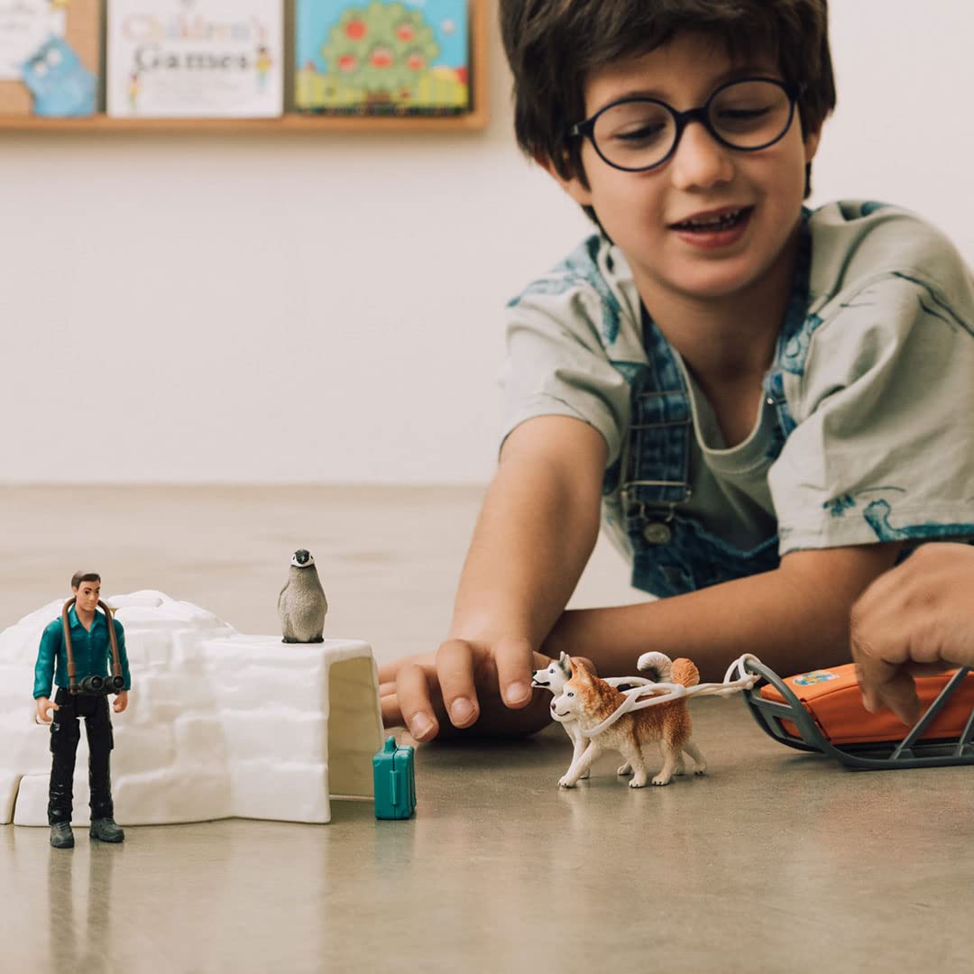Foto 4 | Set De Juego Schleich Wild Life Antarctic Expedition Con Animales - Venta Internacional.