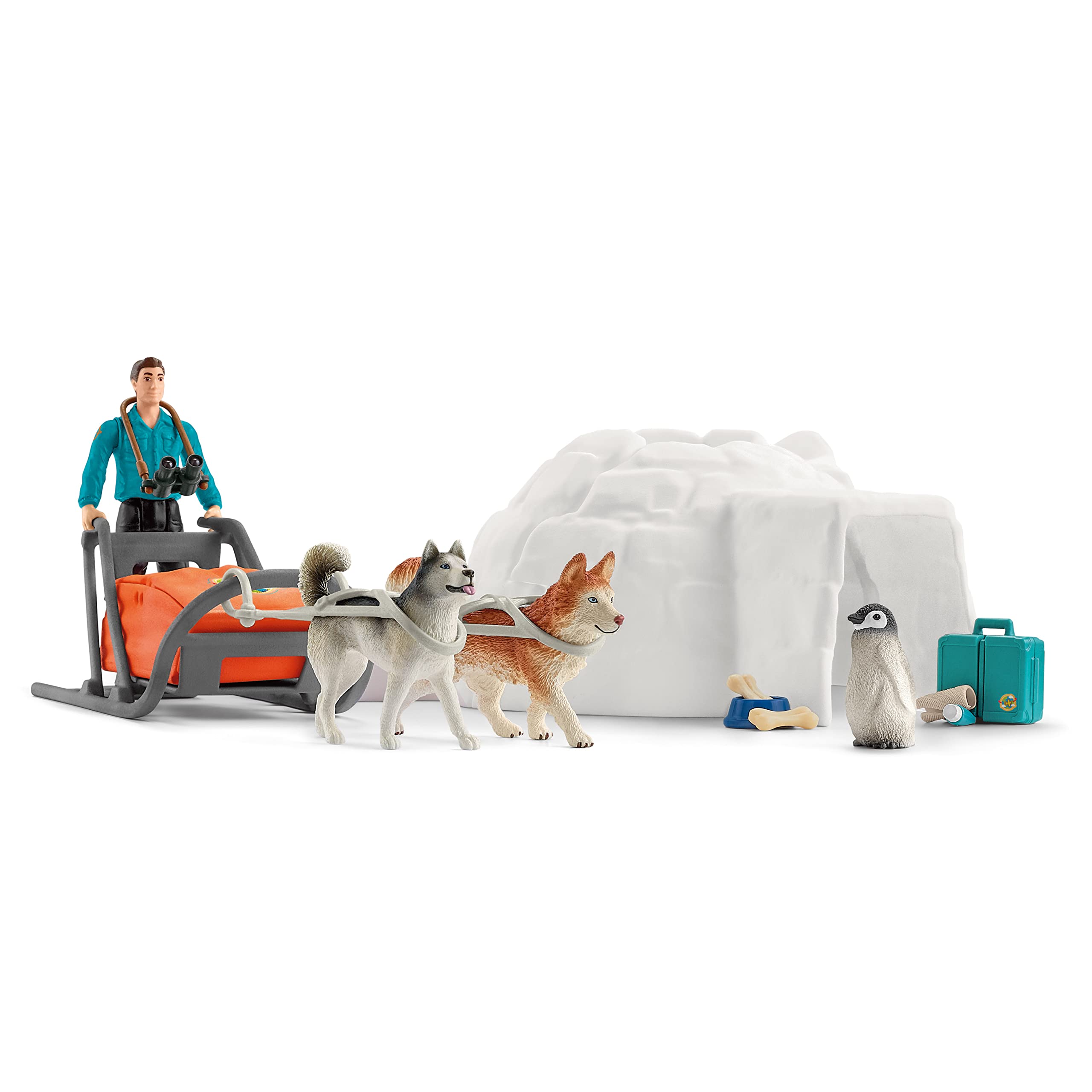 Foto 5 | Set De Juego Schleich Wild Life Antarctic Expedition Con Animales - Venta Internacional.