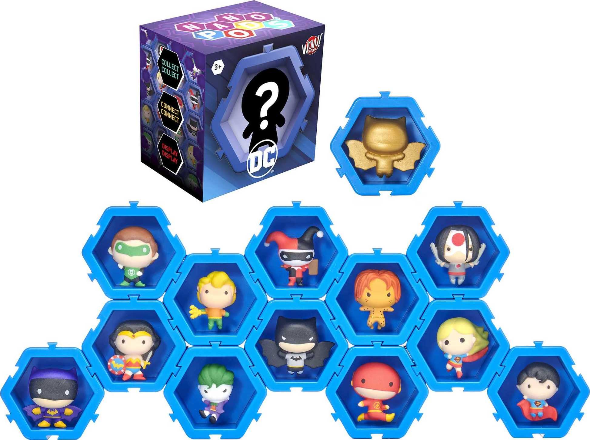 Foto 2 | Juguete Sorpresa Mattel Nano Pods Conectable Dc Universe - Venta Internacional.