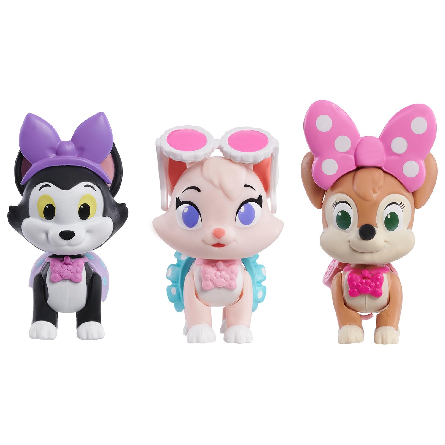 Foto 4 pulgar | Toy Figures Disney Junior Minnie Mouse Con Lunares Para Mascotas, Paquete De 3 - Venta Internacional.
