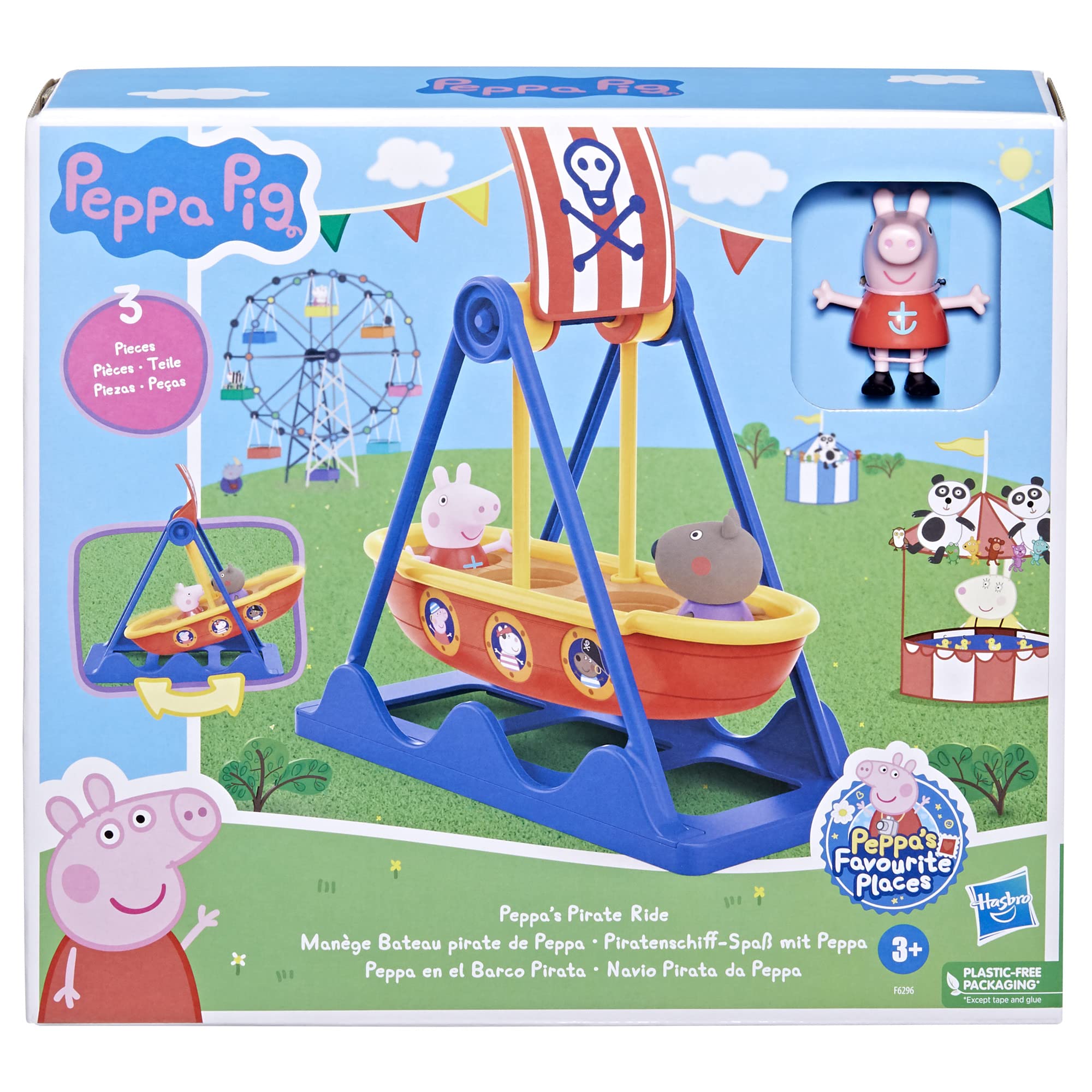 Foto 3 pulgar | Set De Juego Peppa Pig Peppa's Pirate Ride Con Swinging Ship Durante Más De 3 Años - Venta Internacional.