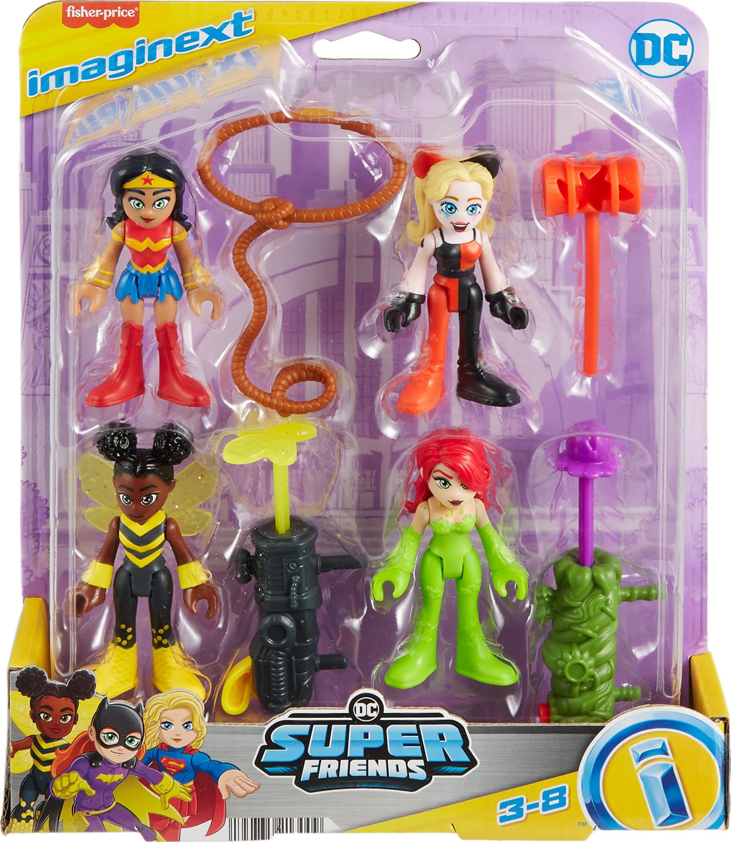 Foto 7 pulgar | Set De Figuras Fisher-price Imaginext Dc Super Friends De Más De 3 Años - Venta Internacional.