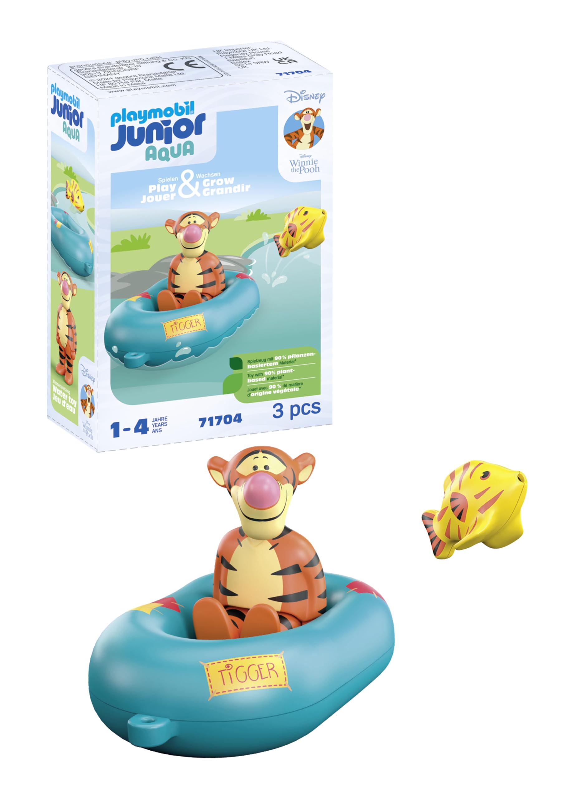 Paseo En Bote De Goma Con Toy Playmobil Junior Y Disney Tigger's - Venta Internacional.
