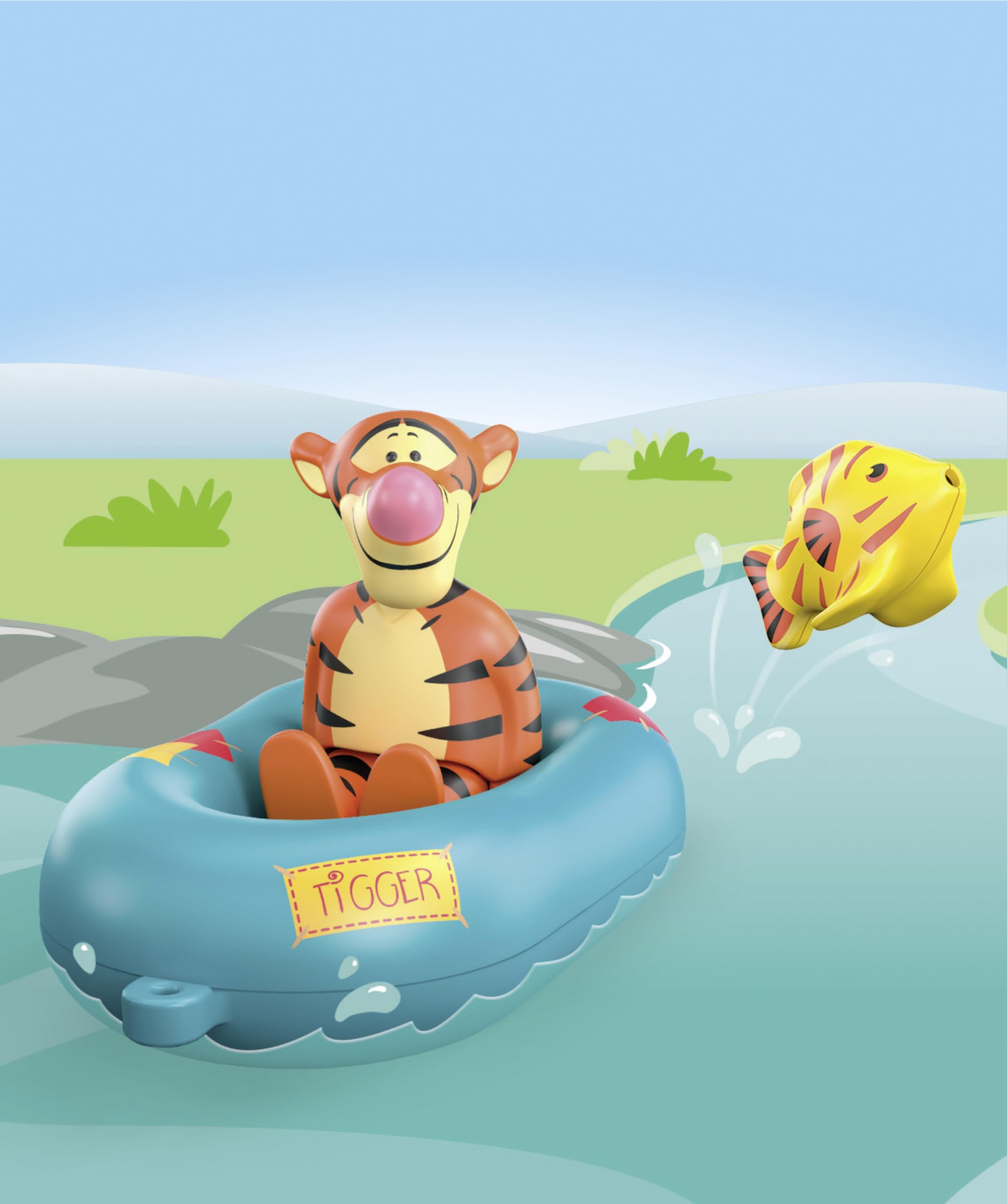 Foto 6 pulgar | Paseo En Bote De Goma Con Toy Playmobil Junior Y Disney Tigger's - Venta Internacional.