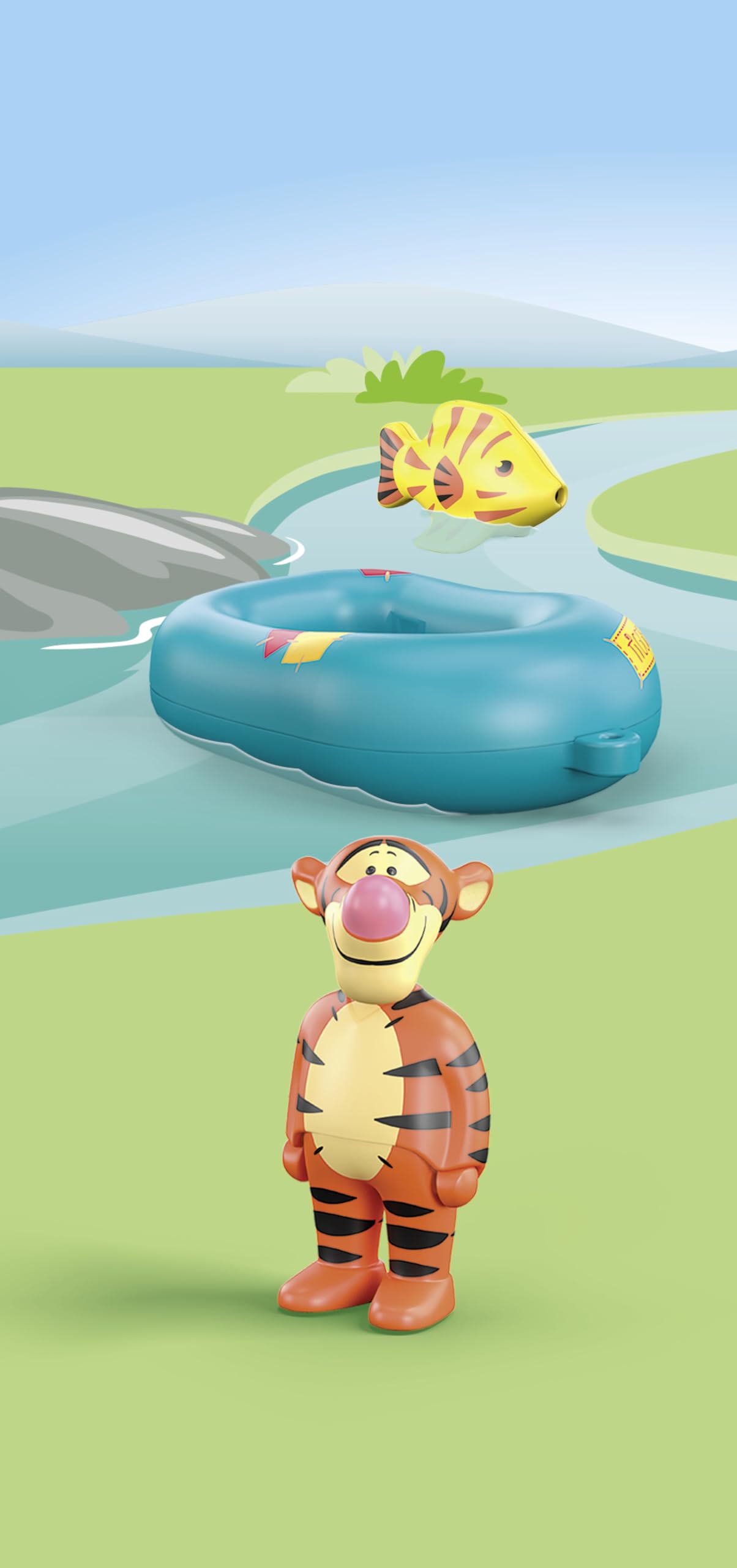 Foto 7 pulgar | Paseo En Bote De Goma Con Toy Playmobil Junior Y Disney Tigger's - Venta Internacional.