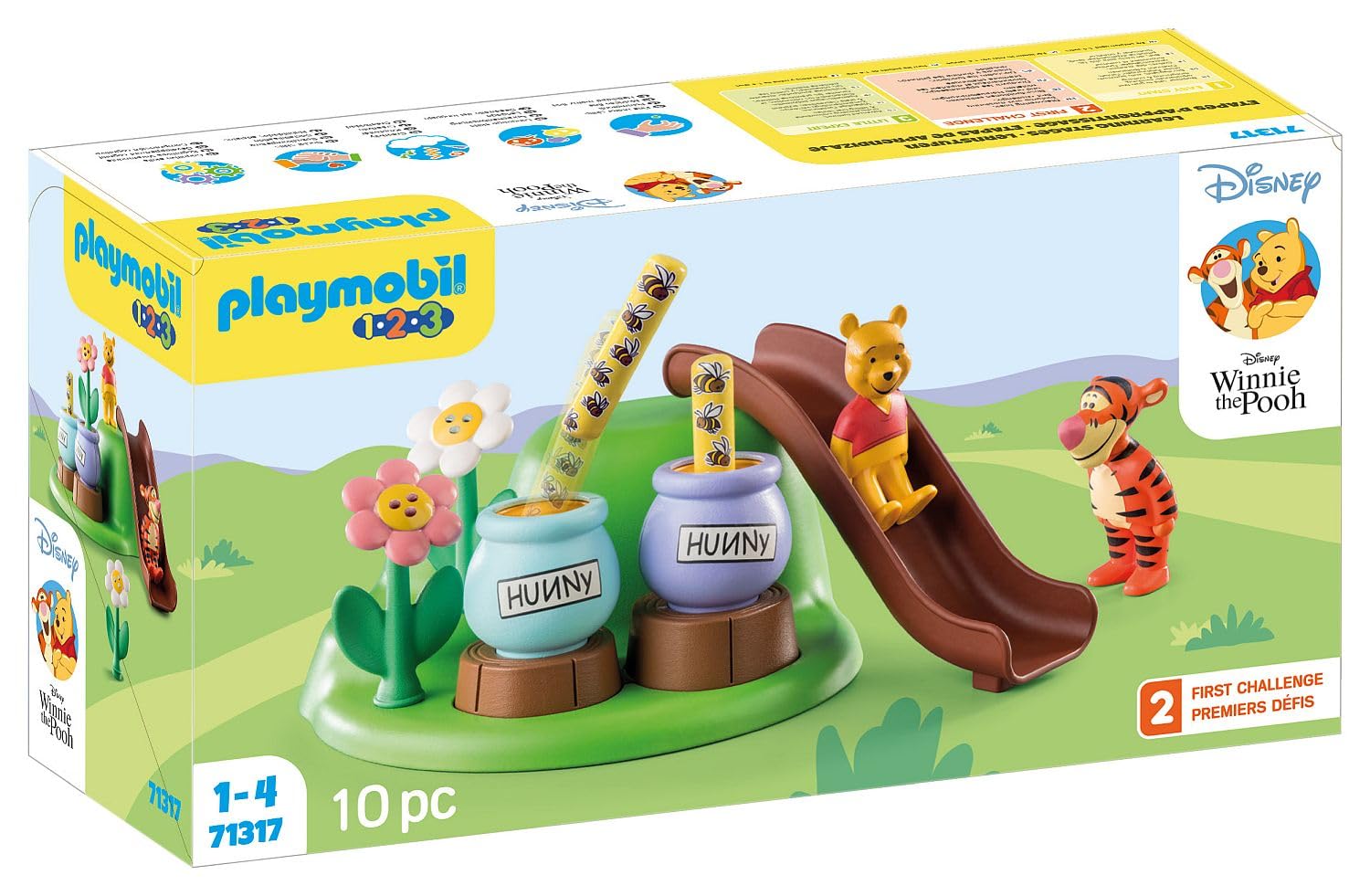 Foto 3 pulgar | Toy Playset Playmobil 1.2.3 Y Disney Winnie's & Tigger's Bee Garden - Venta Internacional.