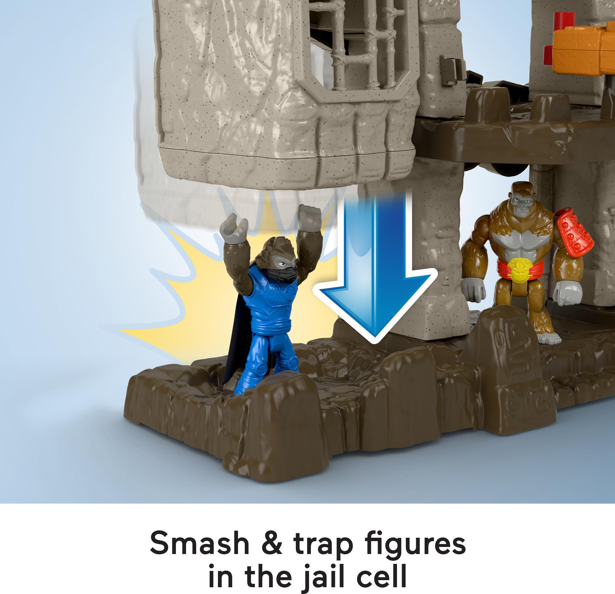 Foto 5 | Playset Fisher-price Imaginext Gorilla Fortress Durante Más De 3 Años - Venta Internacional.