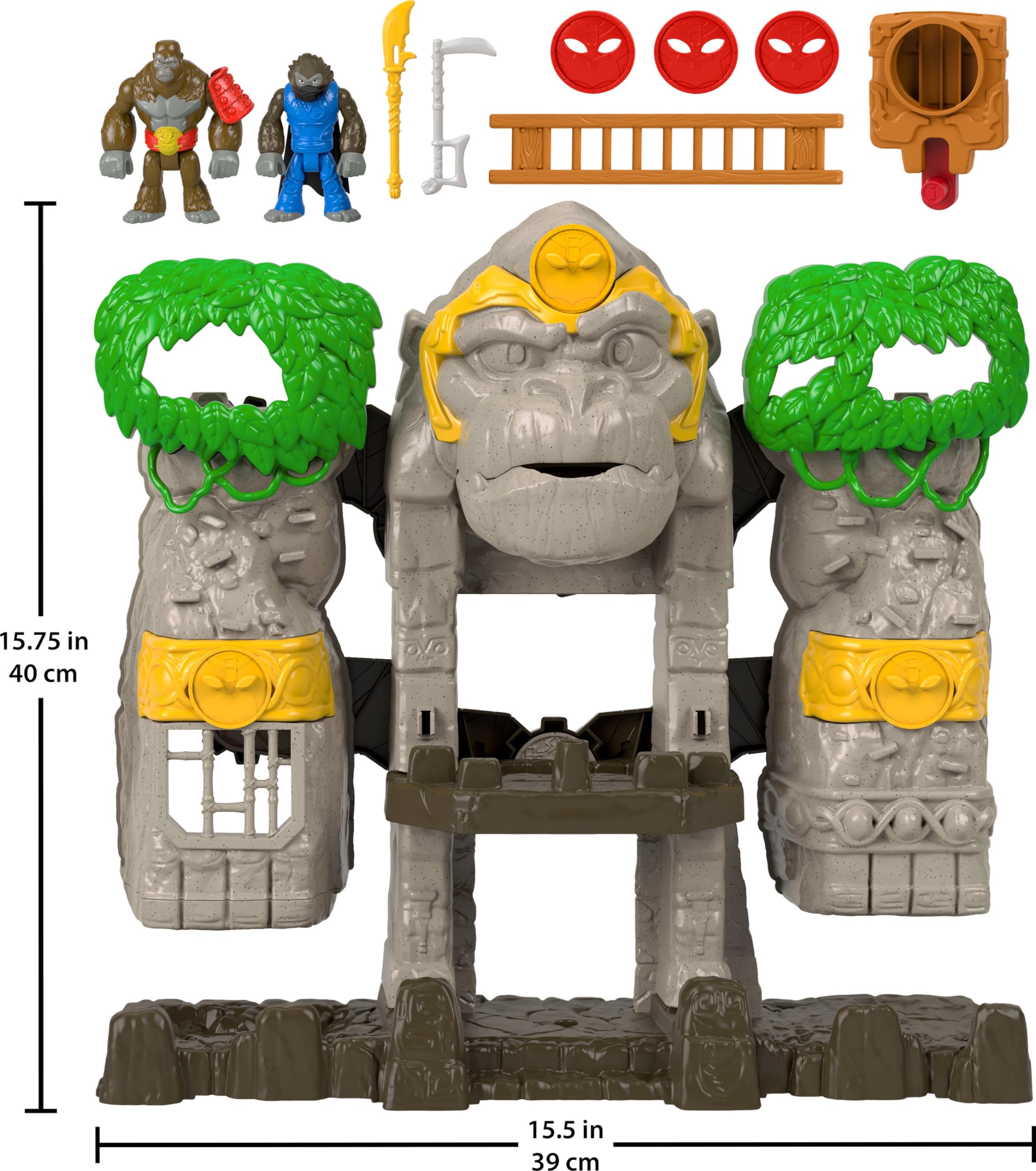 Foto 8 pulgar | Playset Fisher-price Imaginext Gorilla Fortress Durante Más De 3 Años - Venta Internacional.