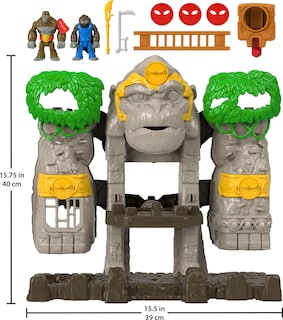 Foto 7 | Playset Fisher-price Imaginext Gorilla Fortress Durante Más De 3 Años - Venta Internacional.