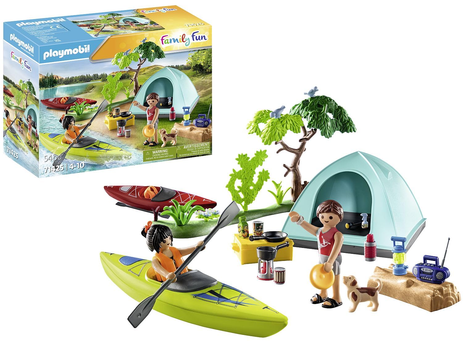 Foto 2 pulgar | Toy Playmobil Para Acampar Con Kayaks Para Niños Mayores De 4 Años - Venta Internacional.