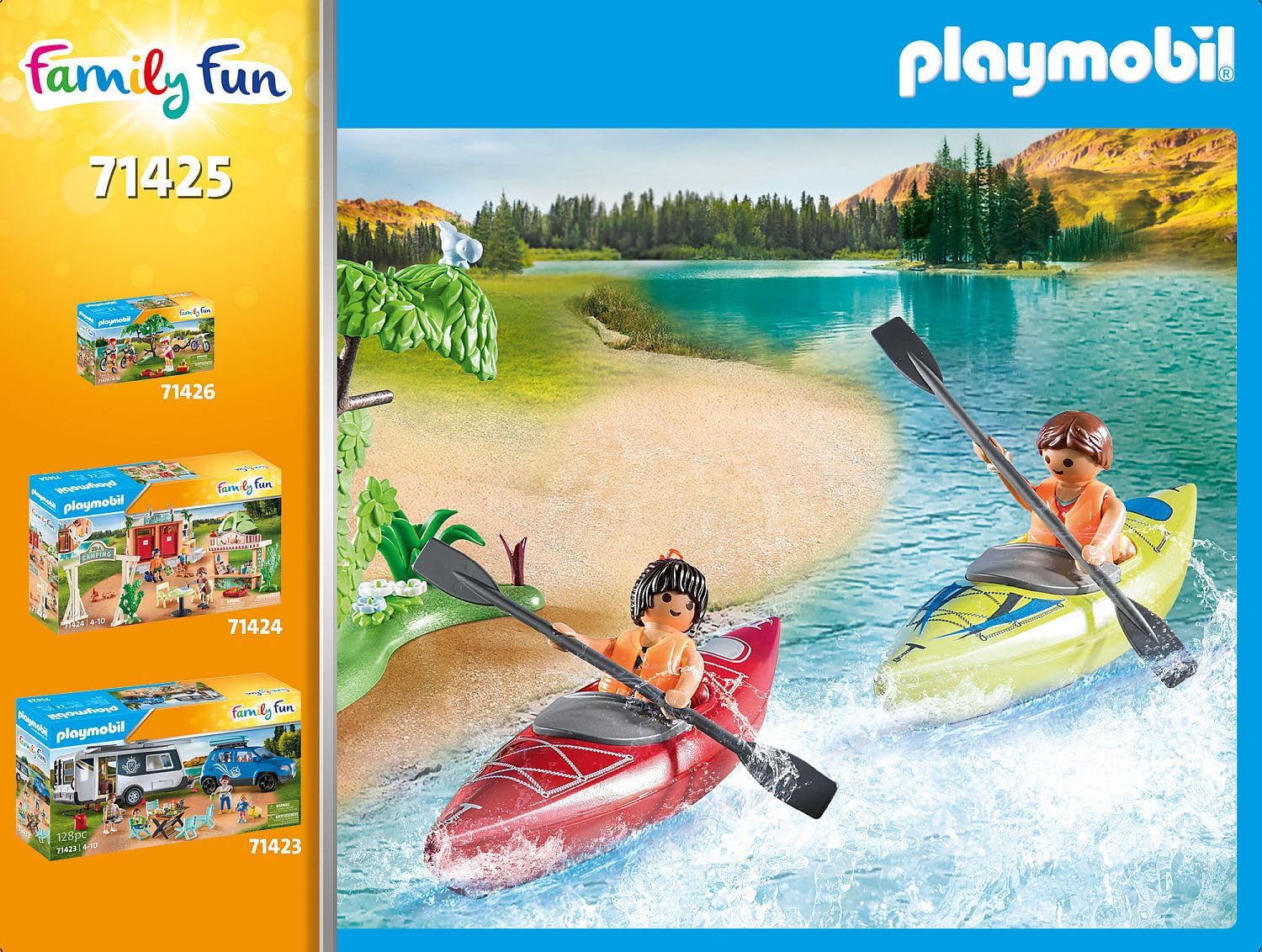 Foto 6 pulgar | Toy Playmobil Para Acampar Con Kayaks Para Niños Mayores De 4 Años - Venta Internacional.