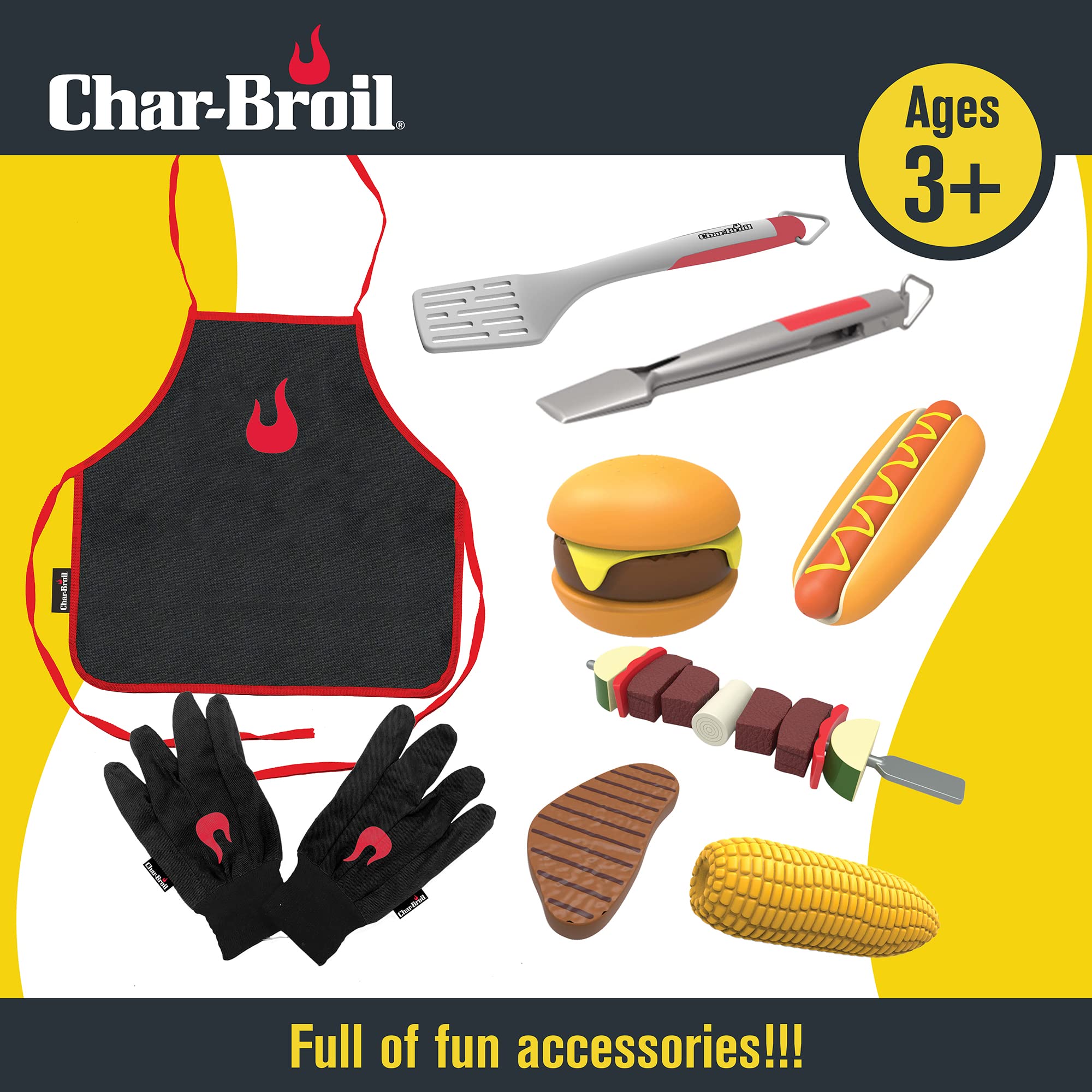 Foto 4 pulgar | Set Pretend Play Char-broil Kids Bbq Con Características Realistas - Venta Internacional.