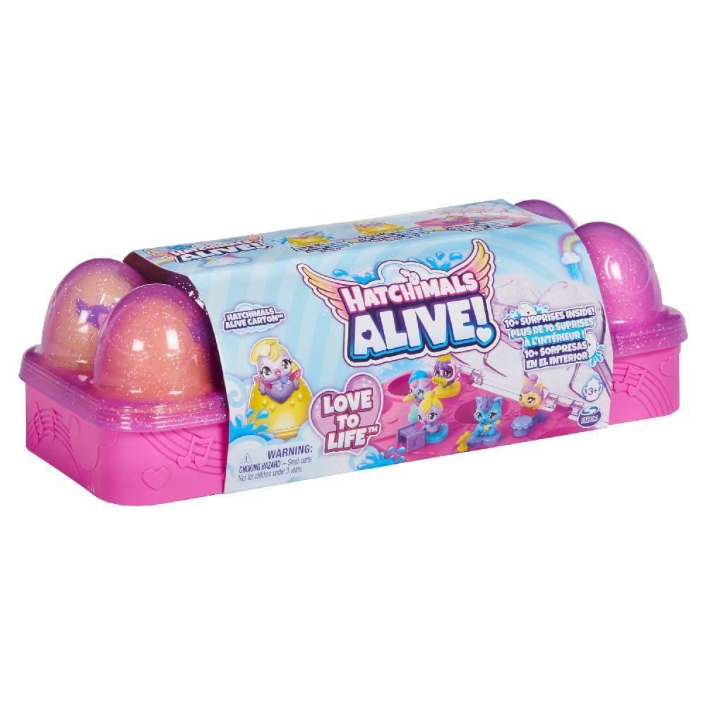 Foto 4 | Cartón De Huevos Toy Hatchimals Alive Con 5 Minifiguras Para Mayores De 3 Años - Venta Internacional.